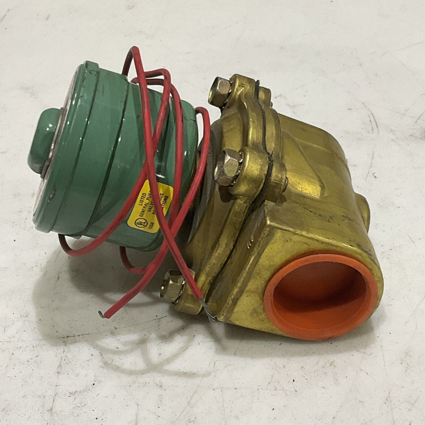 ASCO EF80171 F511009 EF8210B55 SOLENOID VALVE 150/125 PSI 15.4 W 1-1/4 PIPE 120V