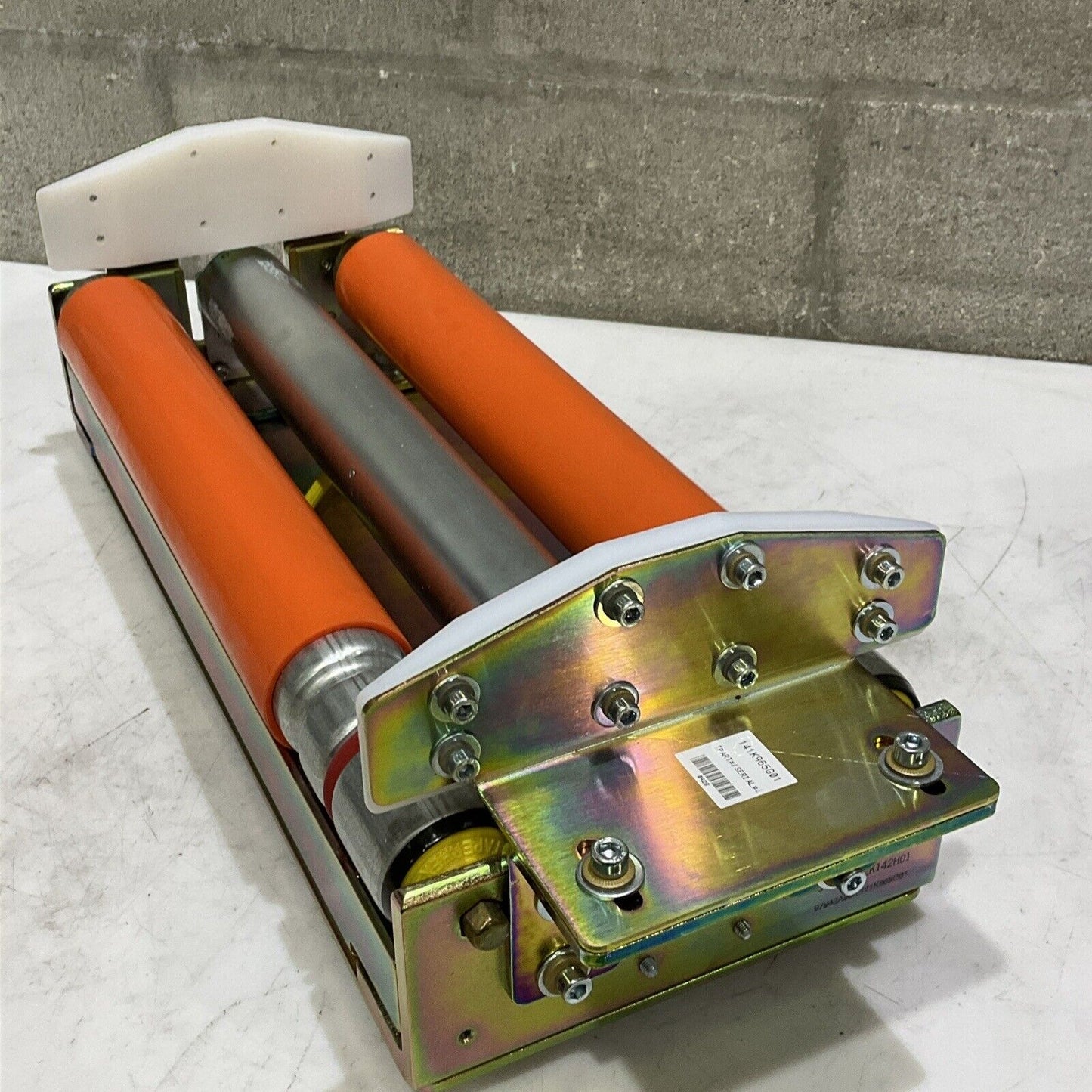 INTERROLL HOLIJERON AD-48-445-20-YWGY CONVEYOR TRANSFER ROLLER EXTENSION U3S