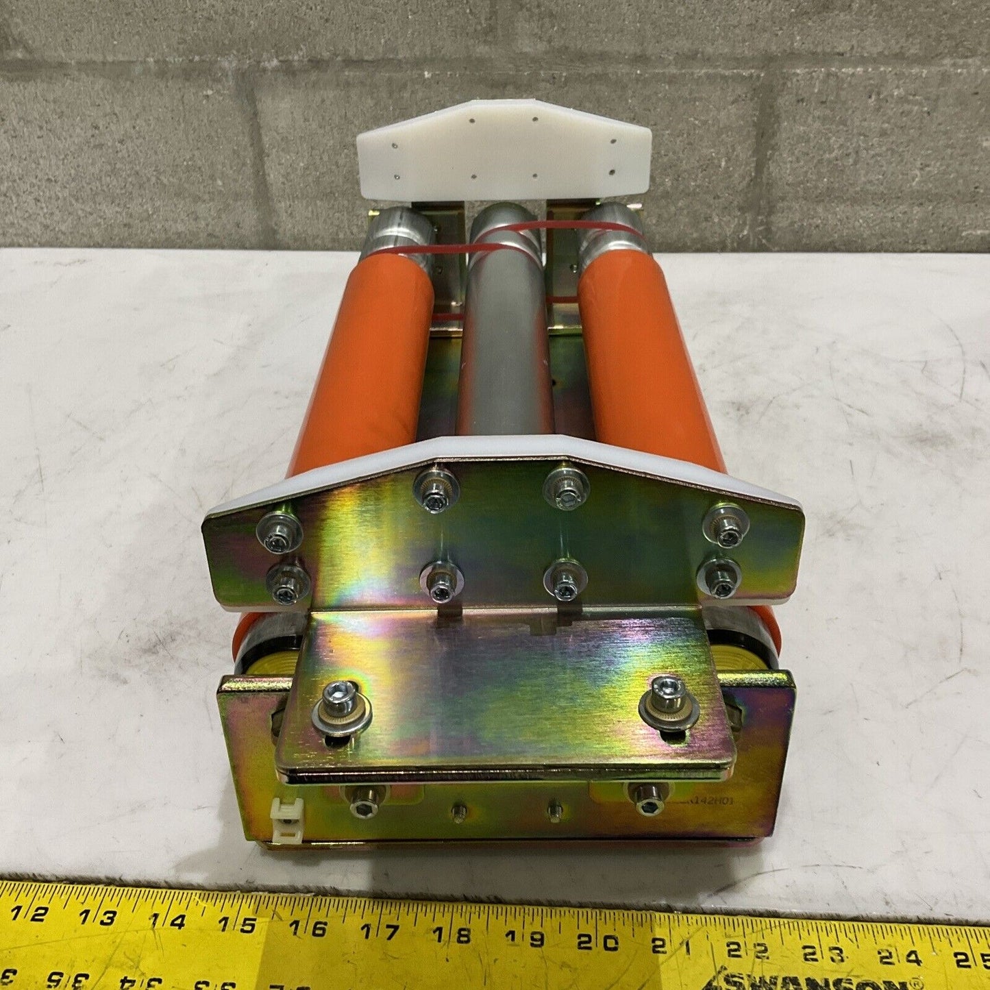 INTERROLL HOLIJERON AD-48-445-20-YWGY CONVEYOR TRANSFER ROLLER EXTENSION U3S