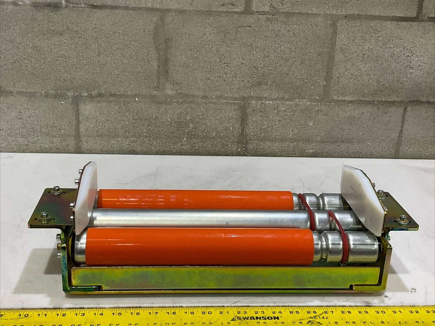 INTERROLL HOLIJERON AD-48-445-20-YWGY CONVEYOR TRANSFER ROLLER EXTENSION U3S