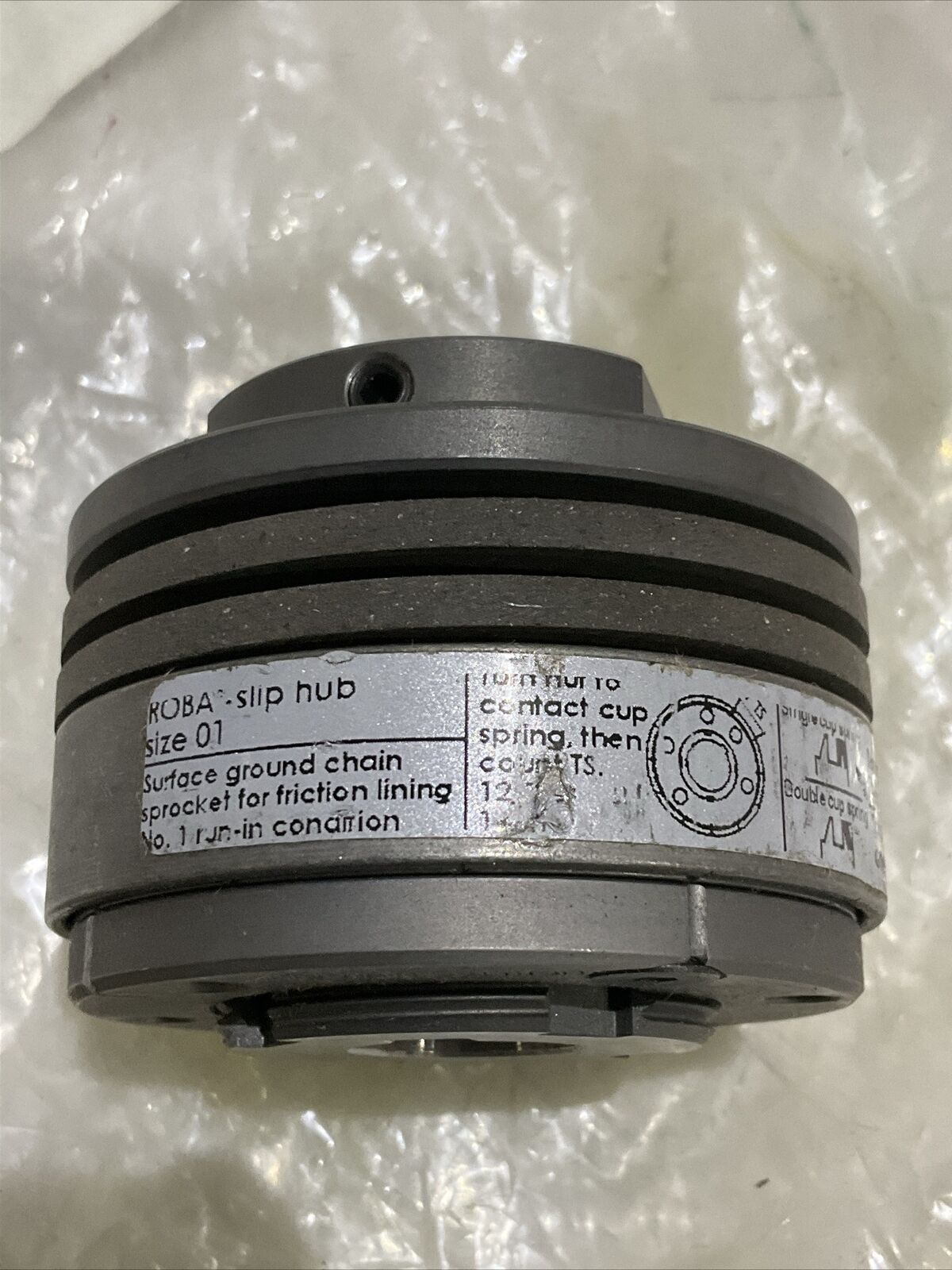 MAYR 01/100.110 U7105234 ROBA SLIP HUB TORQUE LIMITER SIZE 01 U3S