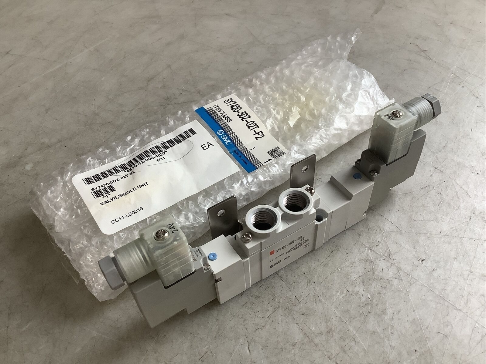 SMC　SY5520-5GZ-C8 SMC SY5520-5MZ-C8-F2 5 port solenoid valve, 4/5 PORT SOLENOI