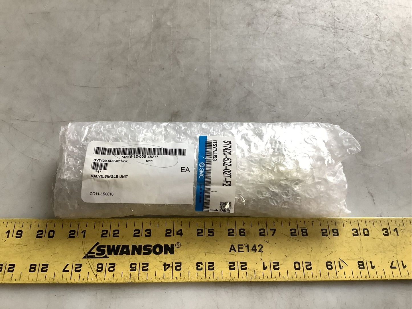 SMC SY7420-5DZ-02T-F2 SOLENOID VALVE 5 PORT U3S