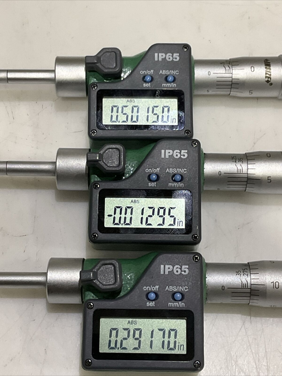 INSIZE 3127-E053 IP65 DIGITAL 3 PIONT INTERNAL MICROMETER .275-.5”/7-13MM S8M