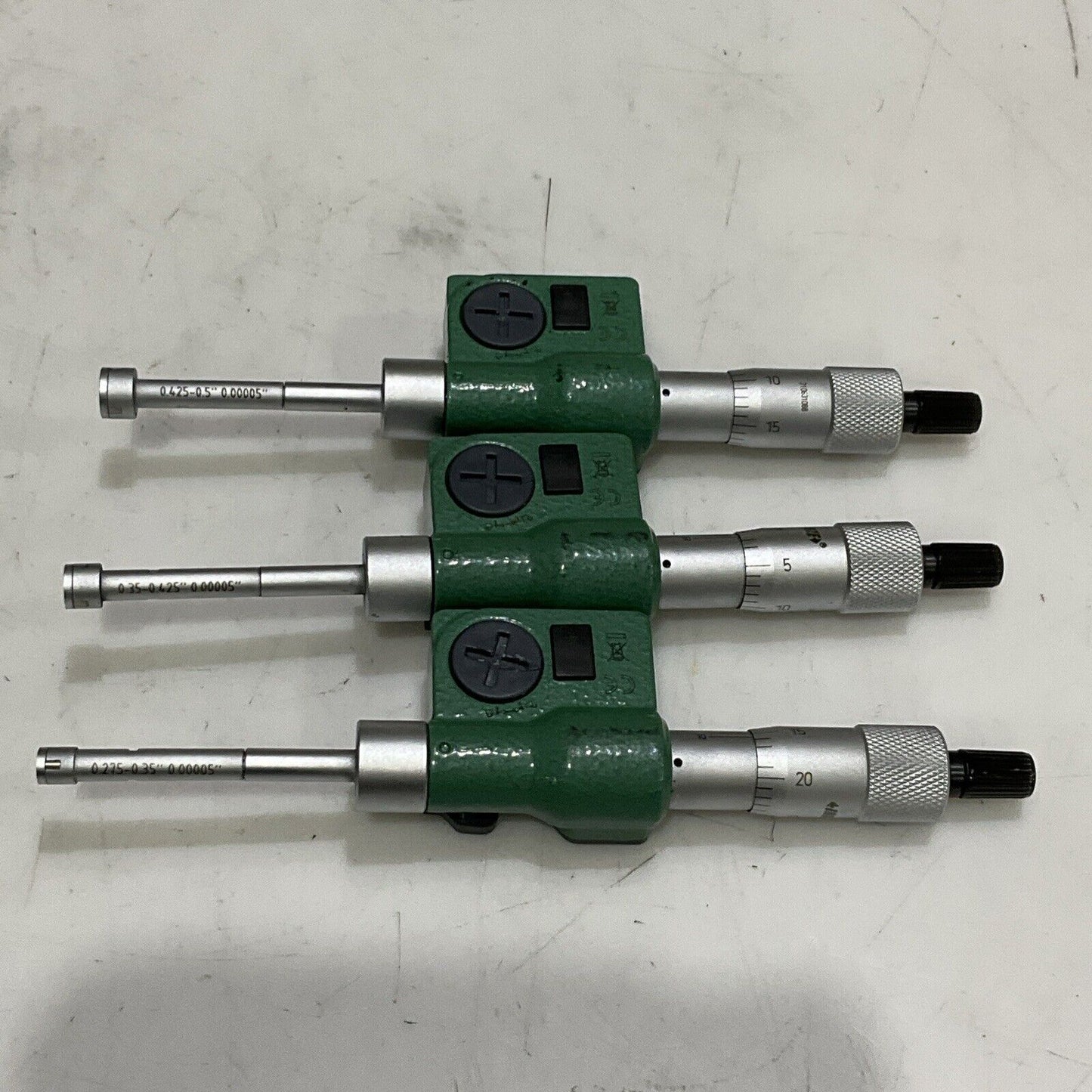 INSIZE 3127-E053 IP65 DIGITAL 3 PIONT INTERNAL MICROMETER .275-.5”/7-13MM S8M