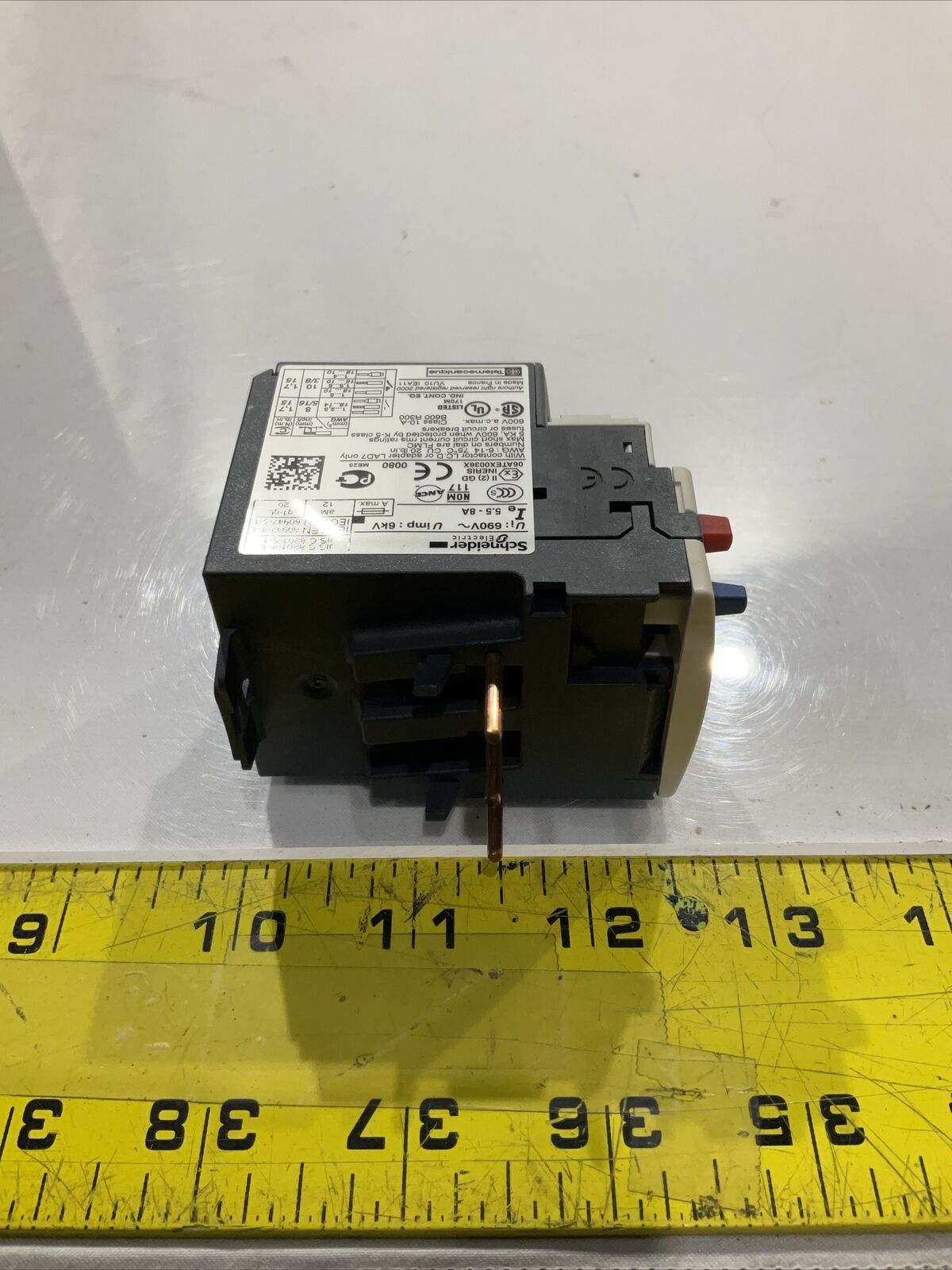 SCHEIDER LRD12 5945-12-000-4897 RELAY MOTOR OVERLOAD 690V LOT OF 5 U3S