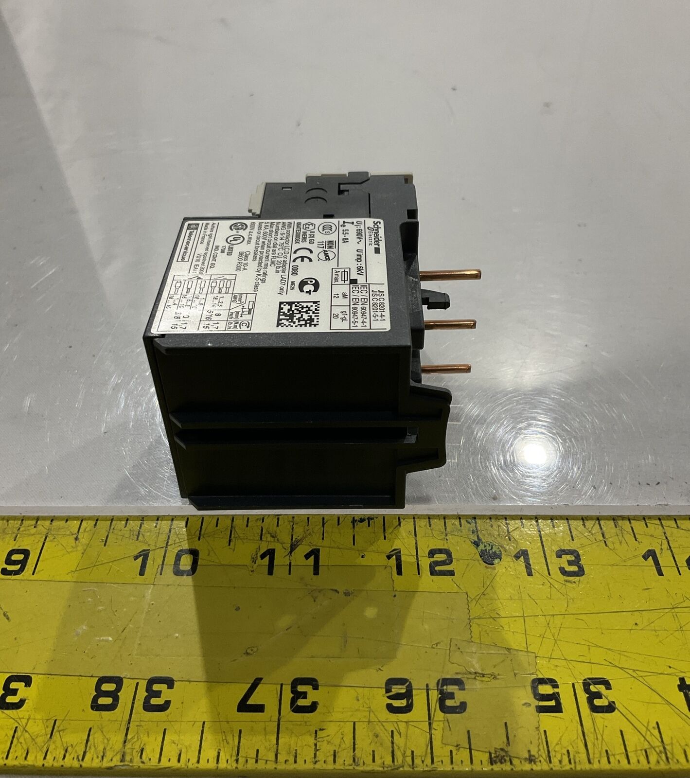 SCHEIDER LRD12 5945-12-000-4897 RELAY MOTOR OVERLOAD 690V LOT OF 5 U3S