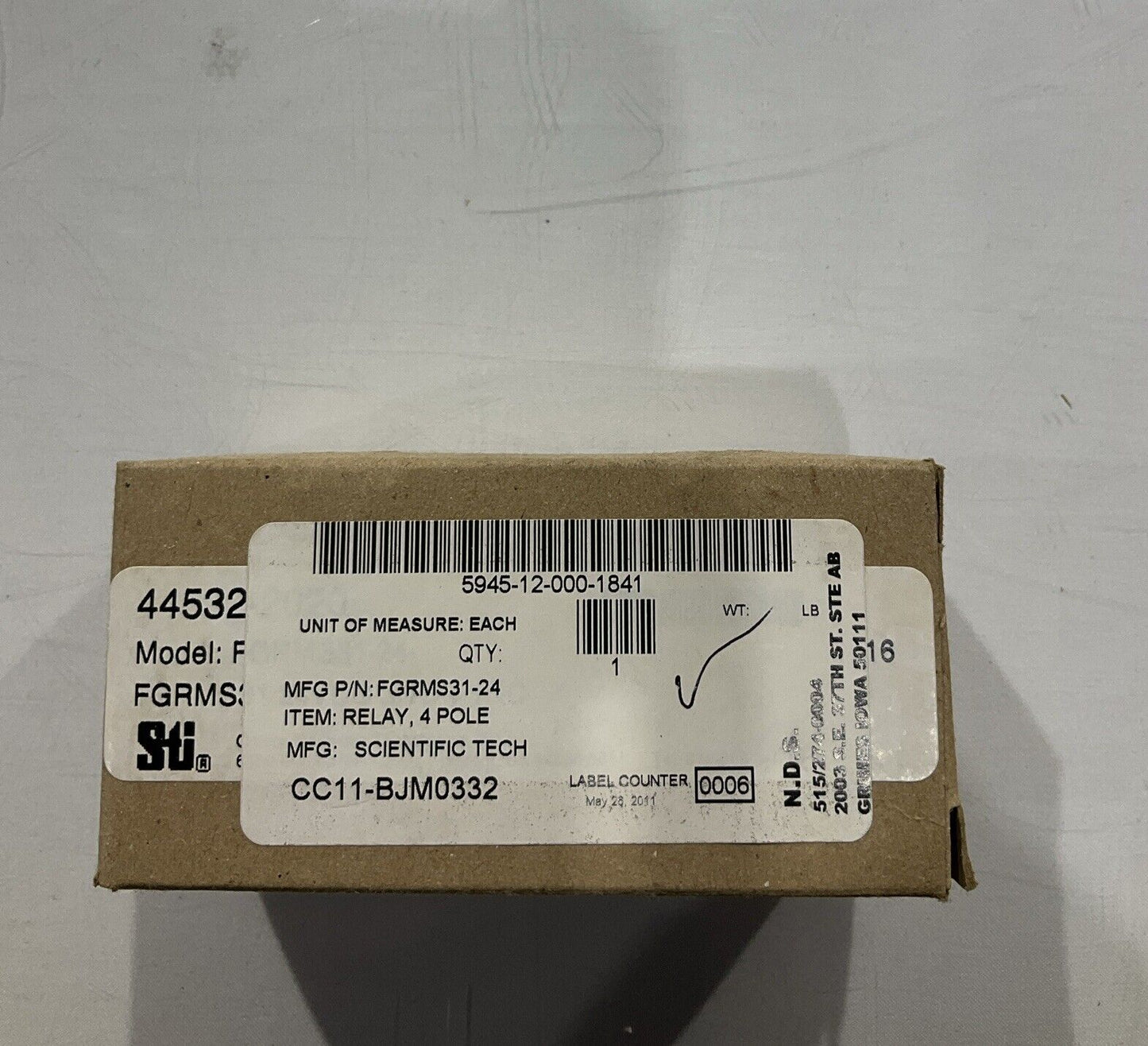 OMRON FGRMS31-24 P7SA-10F STJ G7SA 15211E RELAY 4 POLE U3S