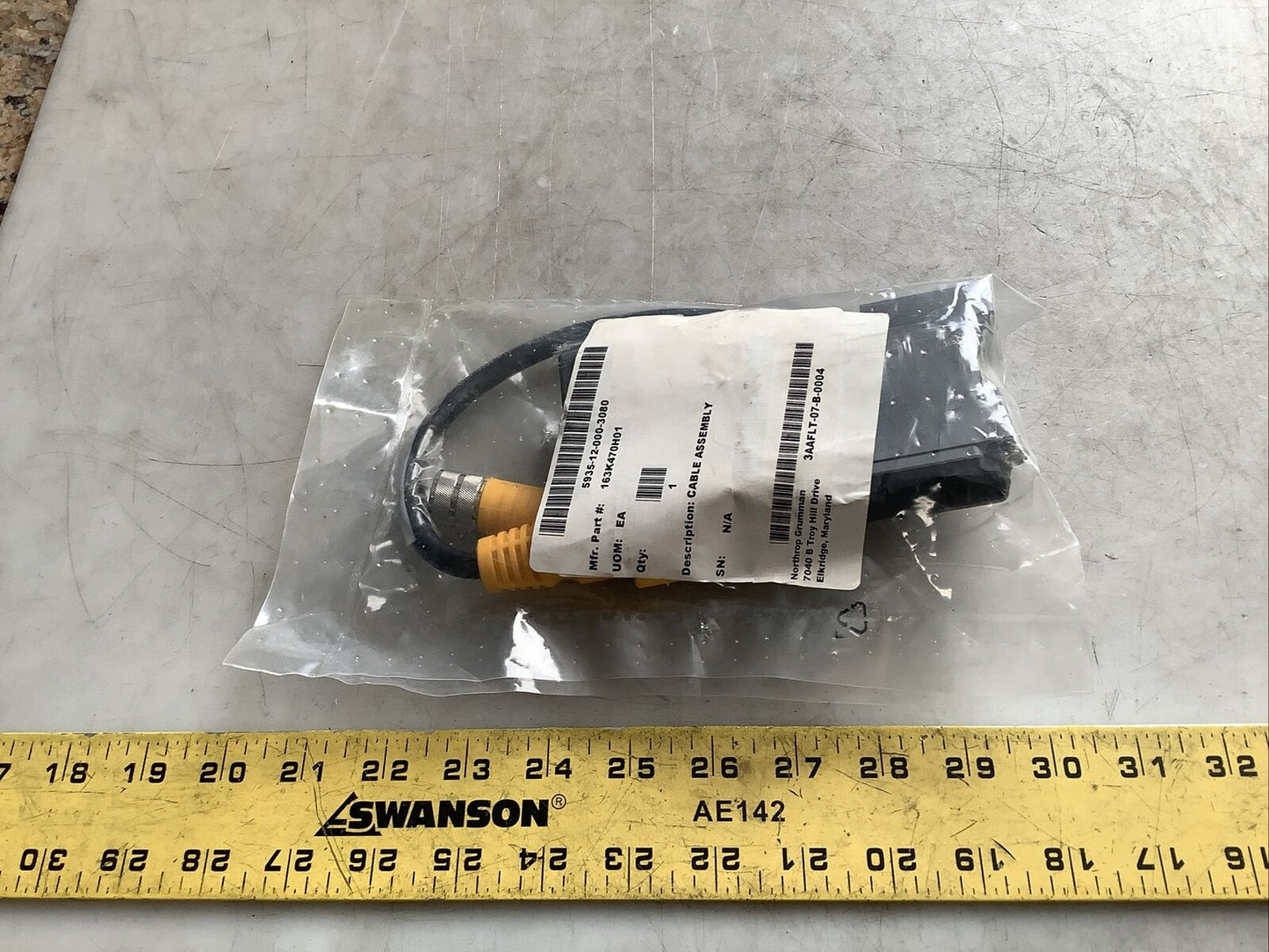 TURCK BL67-B-1M16-19-0.5M BASE MODULE CABLE ASSEMBLY U3S