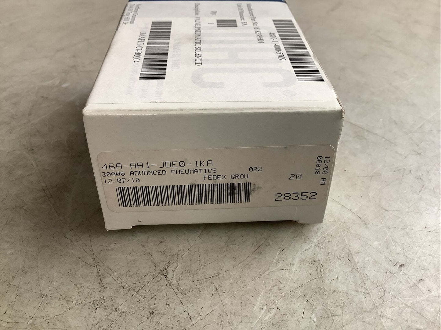 MAC 46A-AA1-JDE0-1KA PNEUMATIC SOLENOID VALVE 24 VDC 1.8 W U3S
