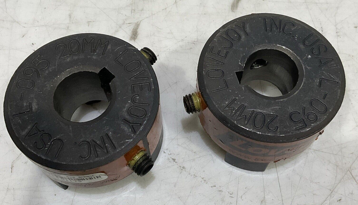 LOVEJOY L095 L-JAW INTERCHANGE COUPLING HALF MARTIN LOT OF 2 U3S