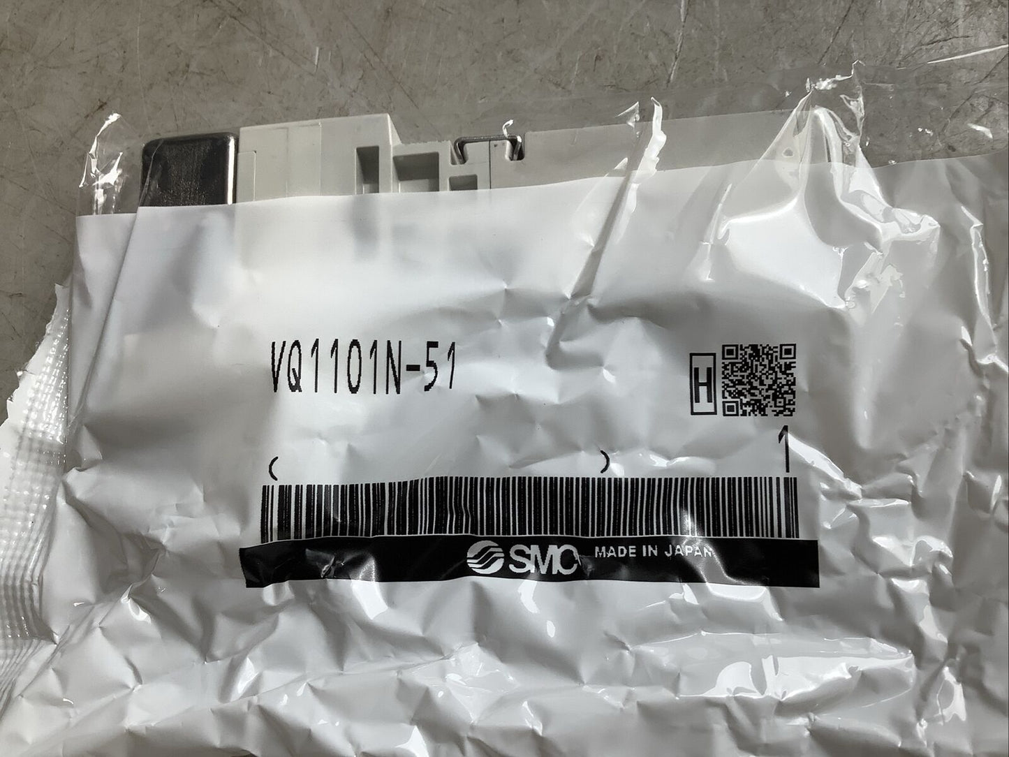 SMC VQ1101N-51 SOLENOID VALVE 24VDC U3S