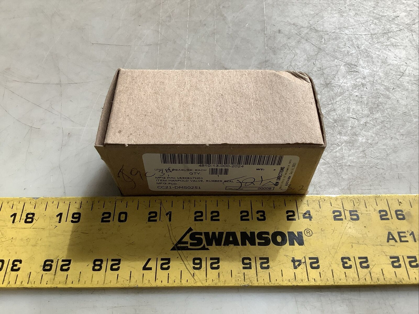SMC VQ1101N-51 SOLENOID VALVE 24VDC U3S