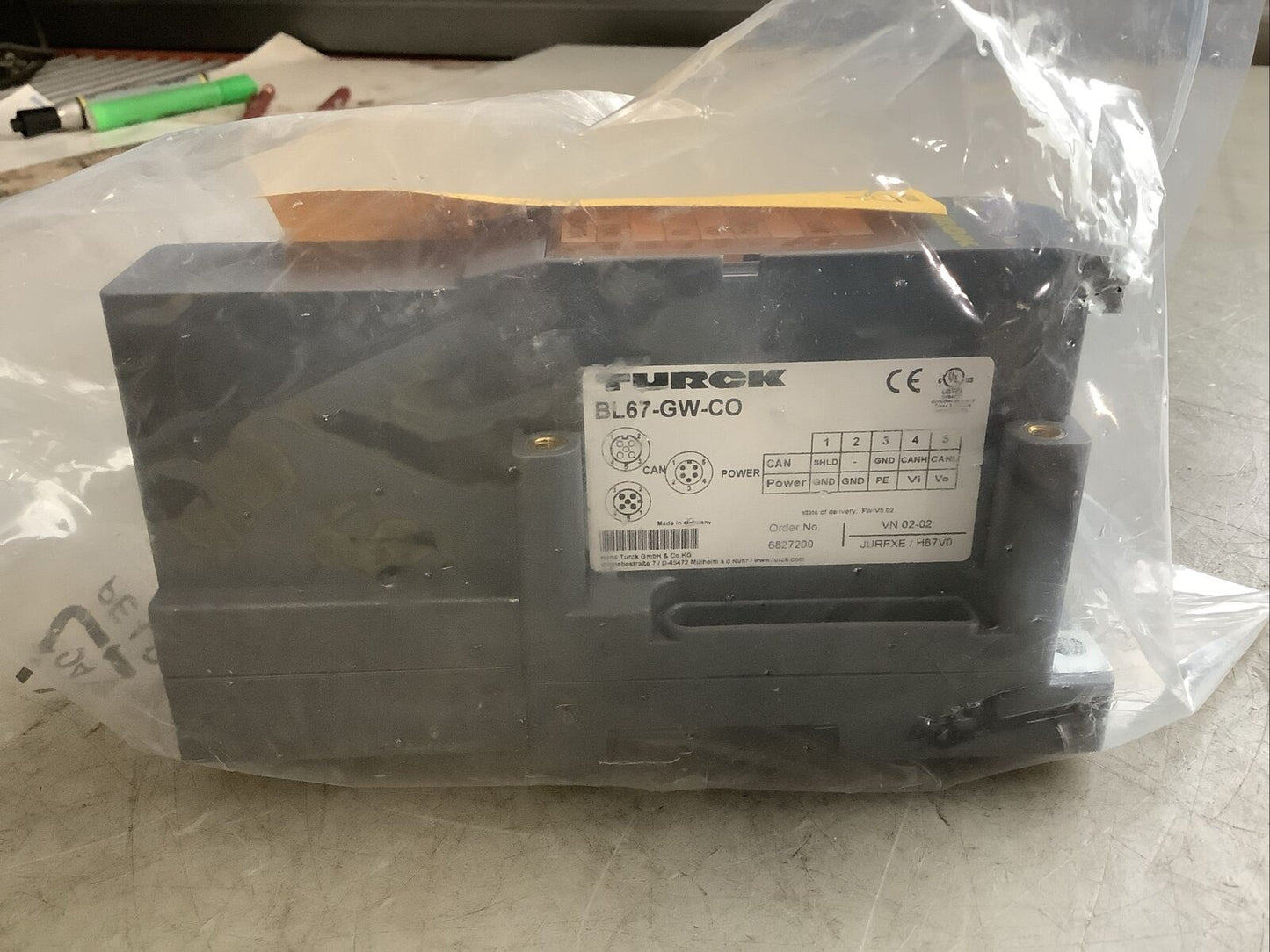 TURCK BL67-GW-CO 6827200 I/O GATWAY U3S