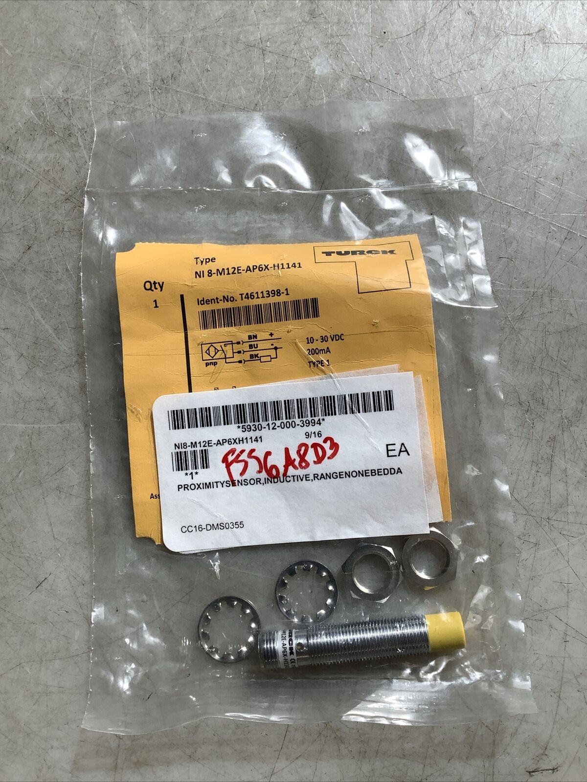 TURCK NI8-M12E-AP6X-H1141 T4611398-1 INDUCTIVE PROXIMITY SENSOR U3S