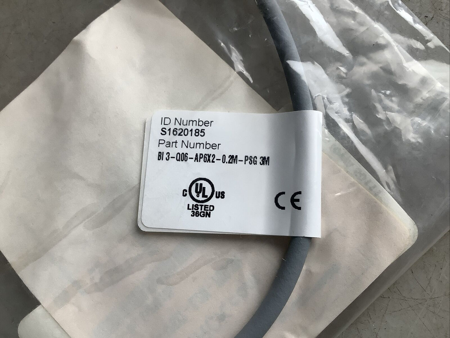 TURCK BI3-Q06-AP6X2-0.2-PSG3M S1620185 INDUCTIVE PROXIMITY SENSOR U3S