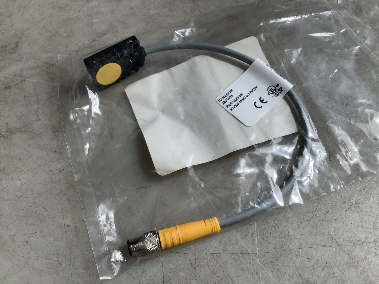 TURCK BI7-Q08-AP6X2-0.2M-PSG3M 7MM 3 WIRE PNP PROXIMITY SENSOR U3S
