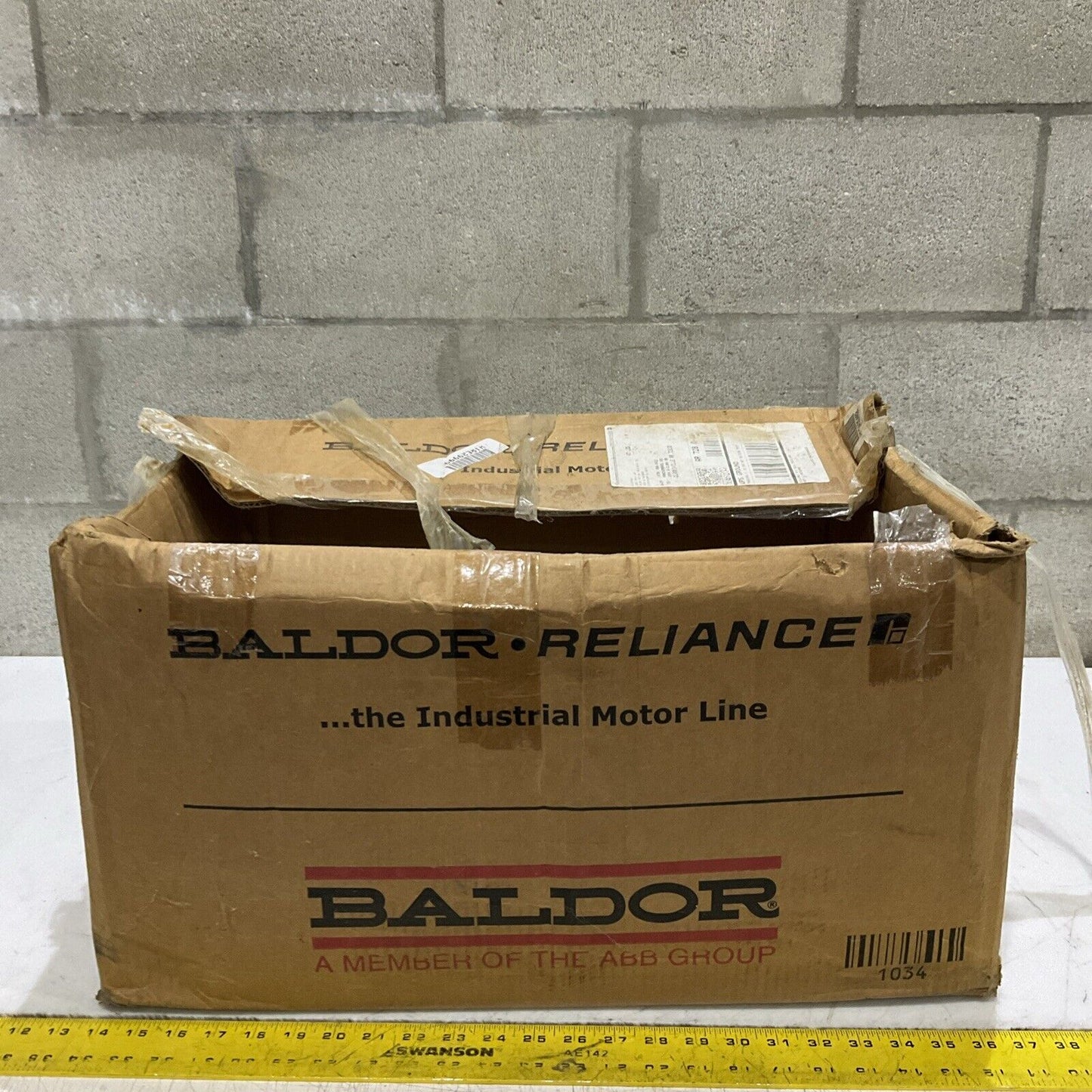 BALDOR RELIANCE VEBM3546 SUPER E BRAKE MOTOR 1HP 230/460 3/1.5 A 1760 RPM U3S