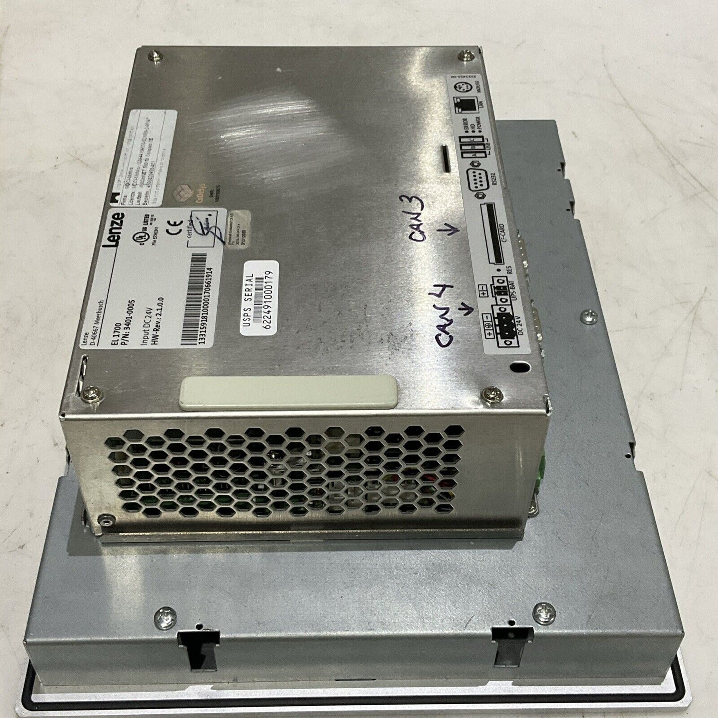 LENZE 3401-0005 OPERATOR INTERFACE TOUCHSCREEN EL 1700 U3S