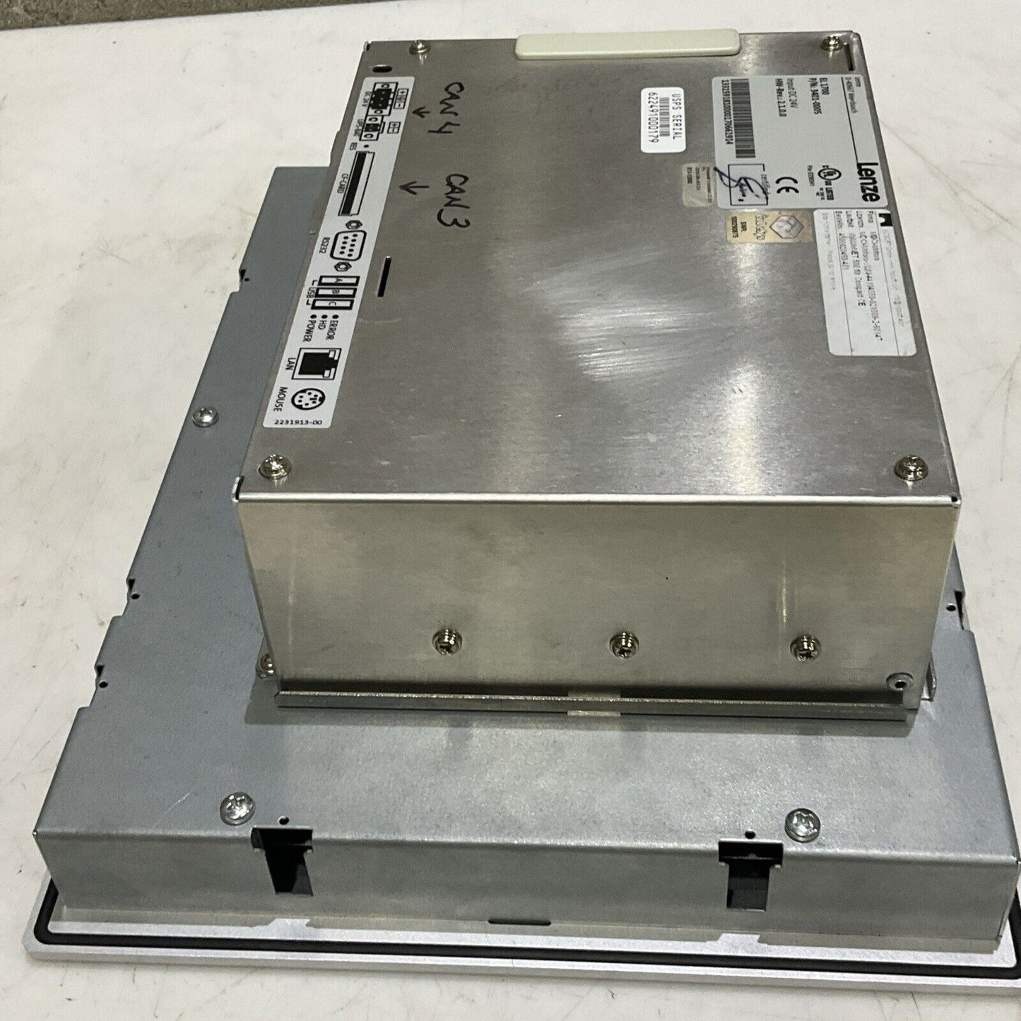 LENZE 3401-0005 OPERATOR INTERFACE TOUCHSCREEN EL 1700 U3S