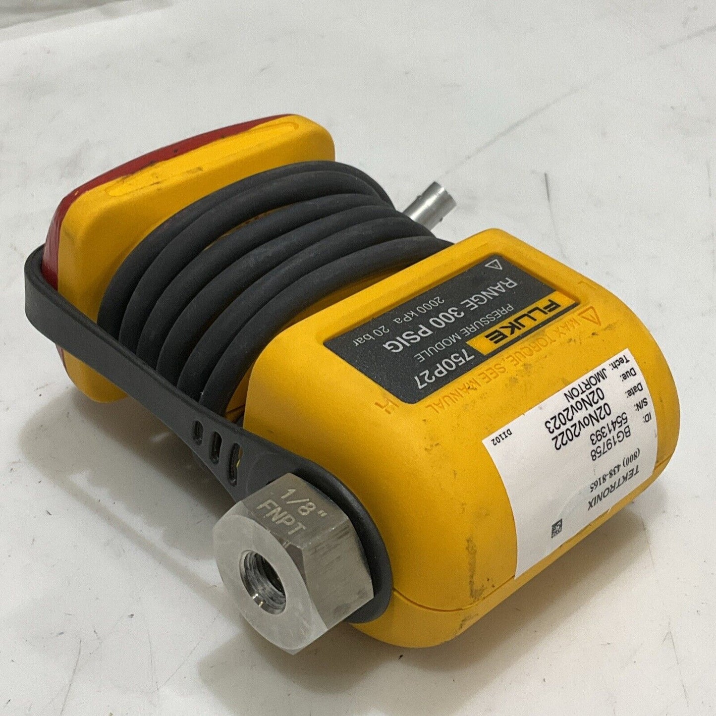 FLUKE 750P27 PRESSURE MODULE RANGE 300 PSIG 2000 KPA 20 BAR S8M