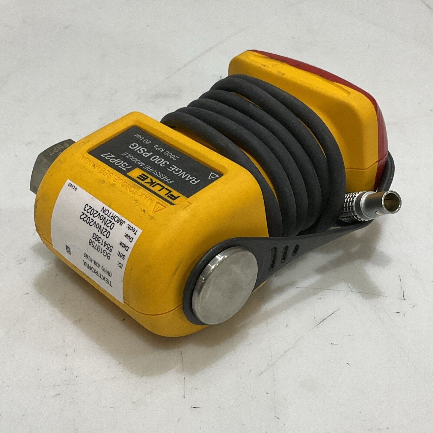 FLUKE 750P27 PRESSURE MODULE RANGE 300 PSIG 2000 KPA 20 BAR S8M
