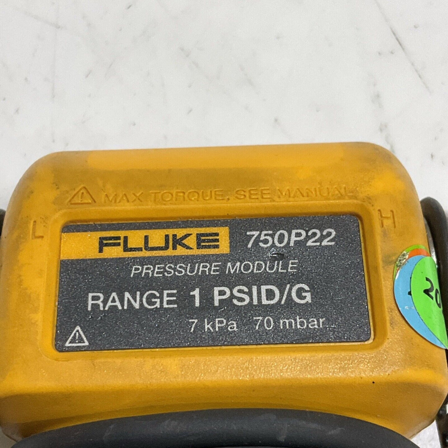 FLUKE 750P02 PRESSURE MODULE RANGE 1 PSID/G 7KPA 70 MBAR S8M
