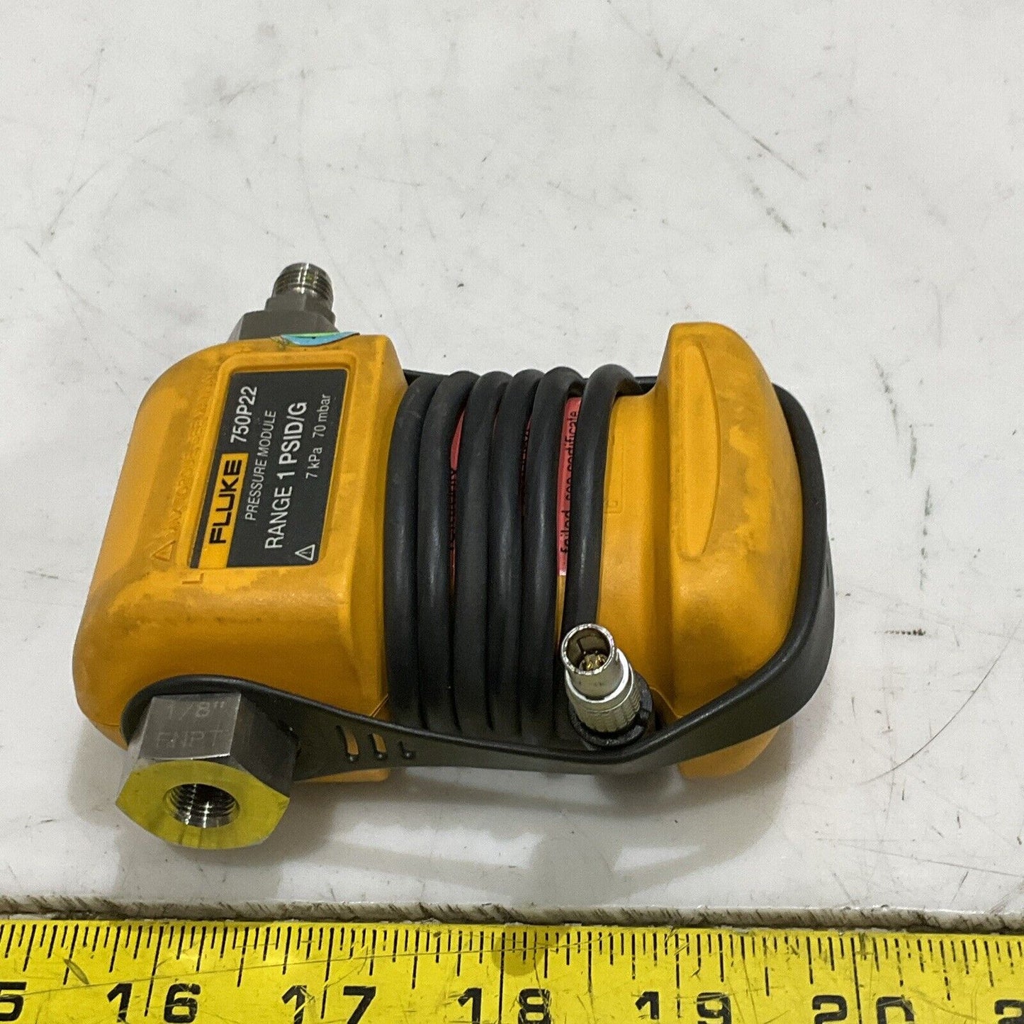 FLUKE 750P02 PRESSURE MODULE RANGE 1 PSID/G 7KPA 70 MBAR S8M