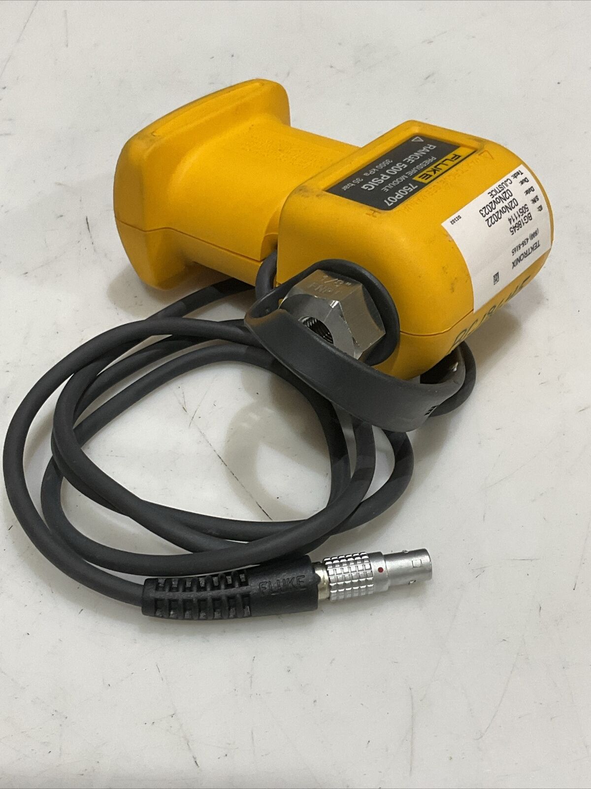 FLUKE 759P07 PRESSURE MODULE RANGE 500 PSIG 3500 KPA 35 BAR S8M