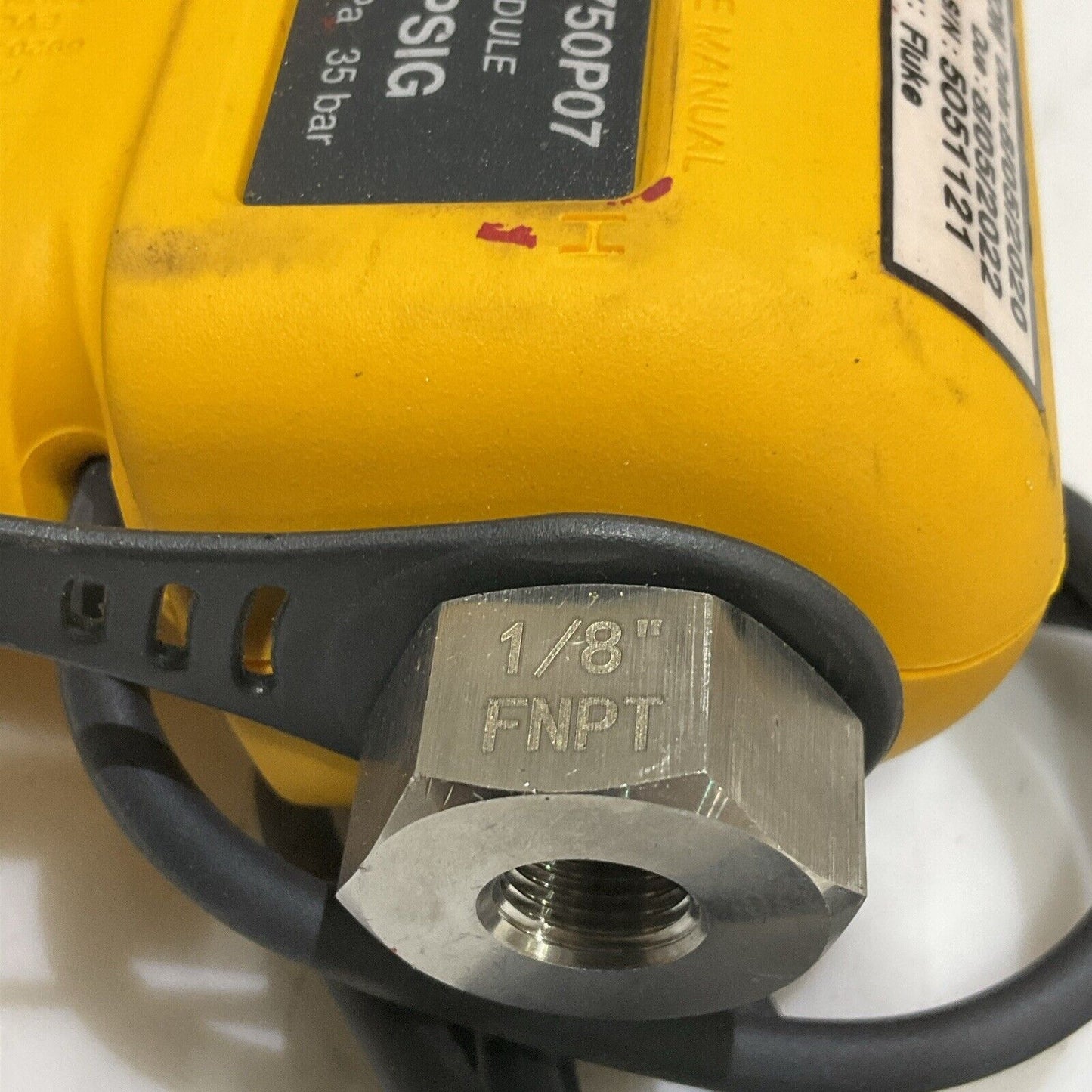 FLUKE 759P07 PRESSURE MODULE RANGE 500 PSIG 3500 KPA 35 BAR S8M