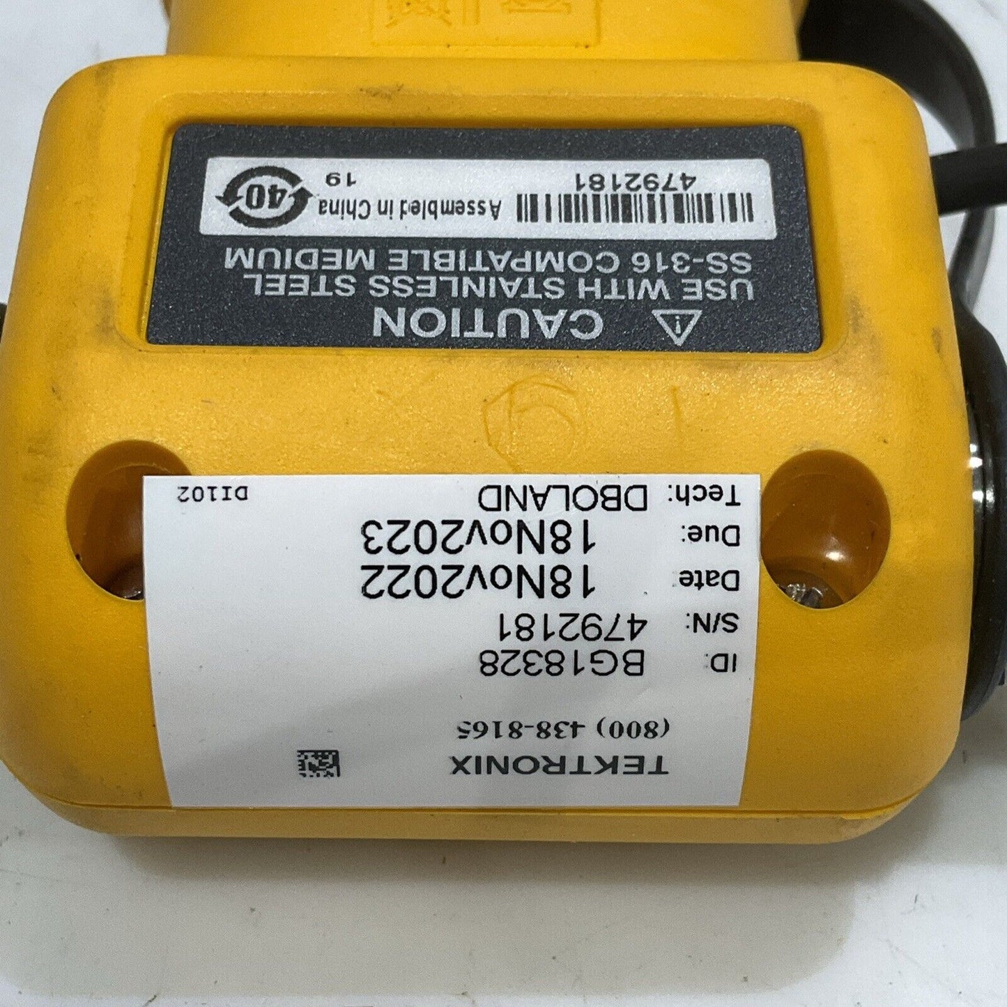FLUKE 759P07 PRESSURE MODULE RANGE 500 PSIG 3500 KPA 35 BAR S8M
