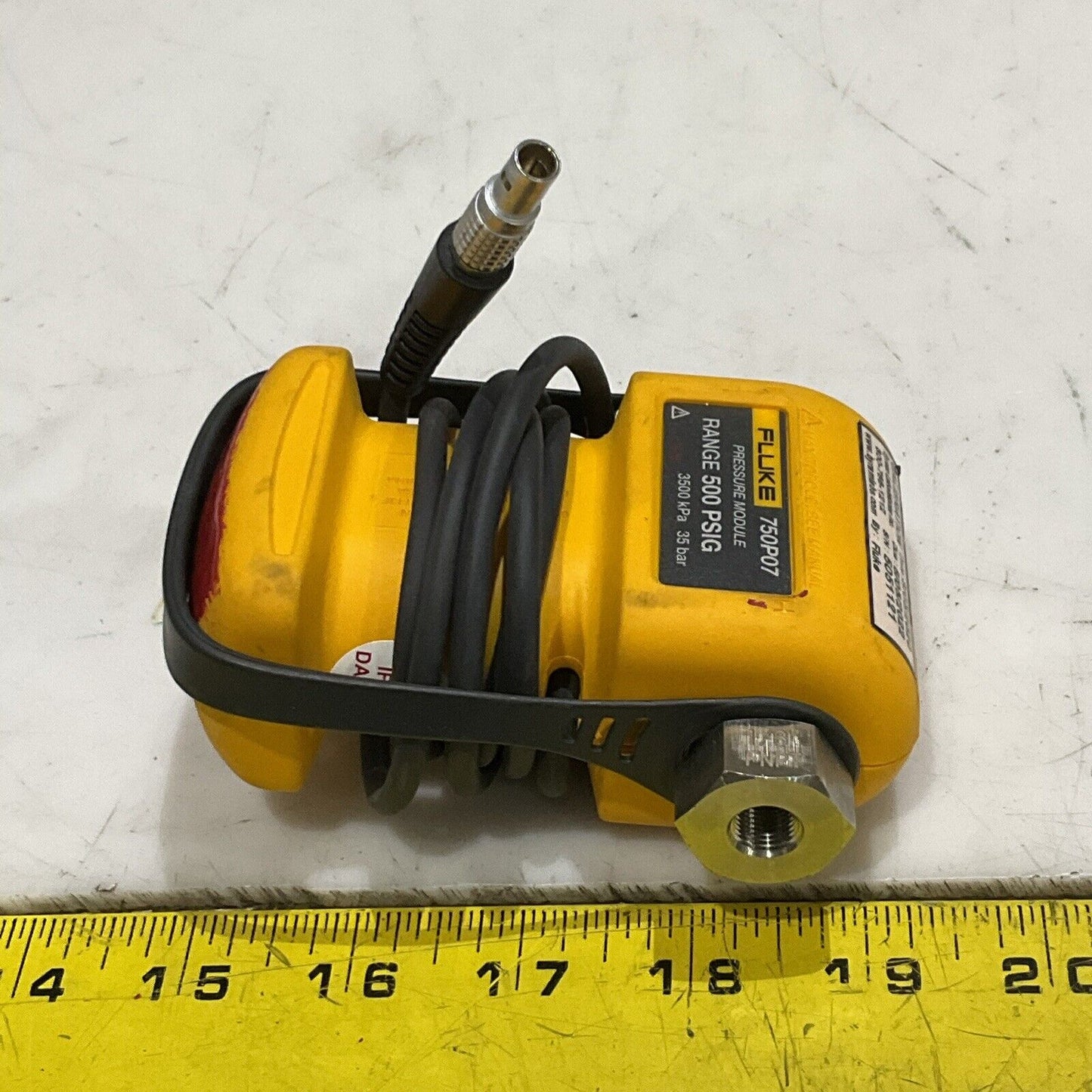 FLUKE 759P07 PRESSURE MODULE RANGE 500 PSIG 3500 KPA 35 BAR S8M