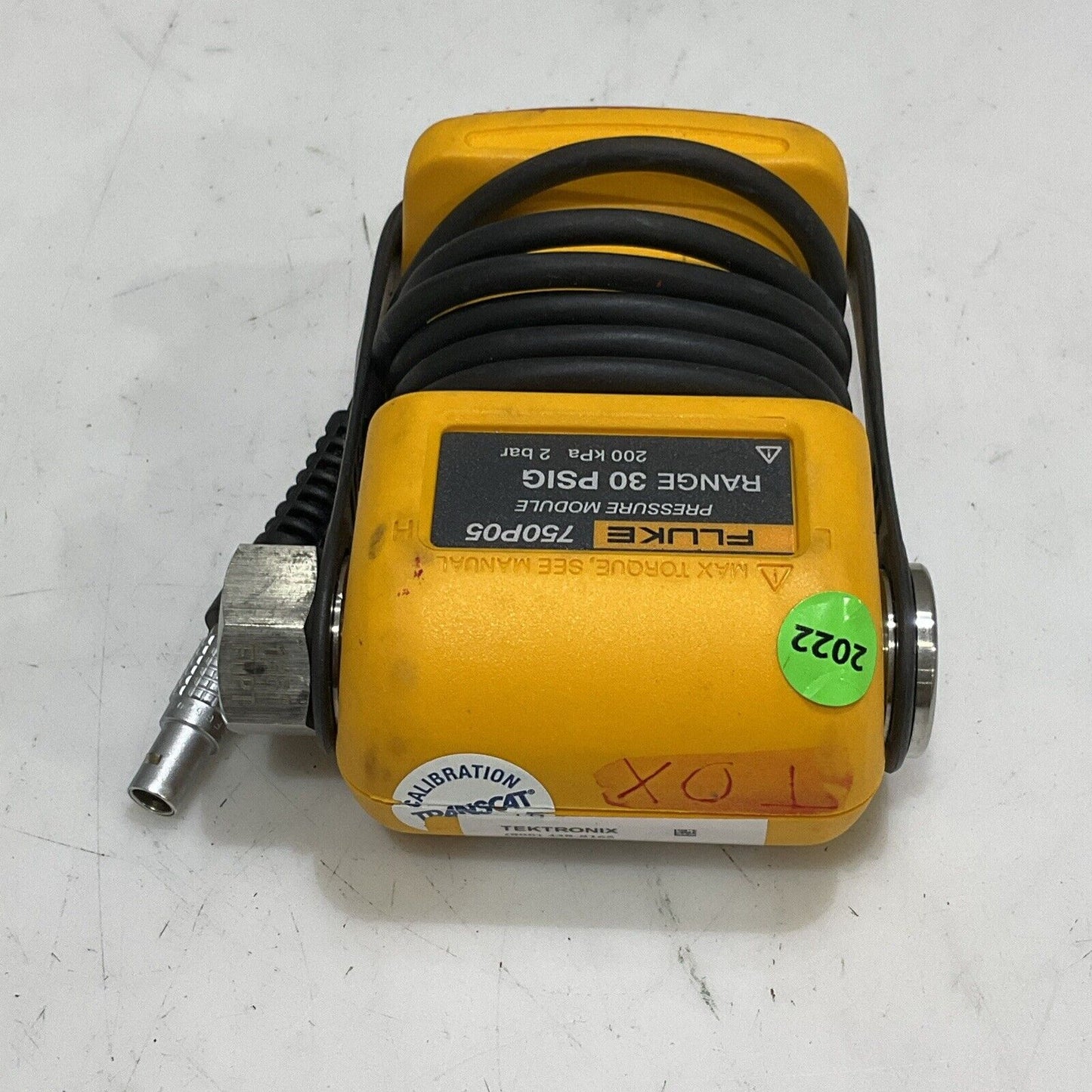 FLUKE 750P05 PRESSURE MODULE RANGE 30 PSIG 200 KPA 2 BAR S8M