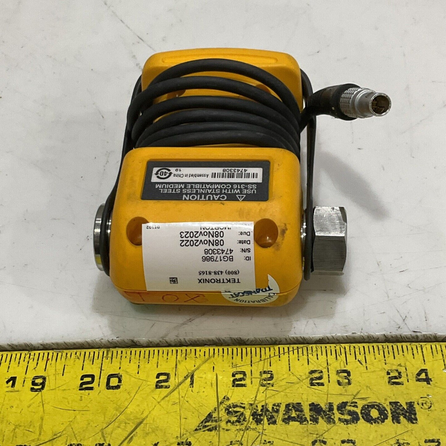 FLUKE 750P05 PRESSURE MODULE RANGE 30 PSIG 200 KPA 2 BAR S8M