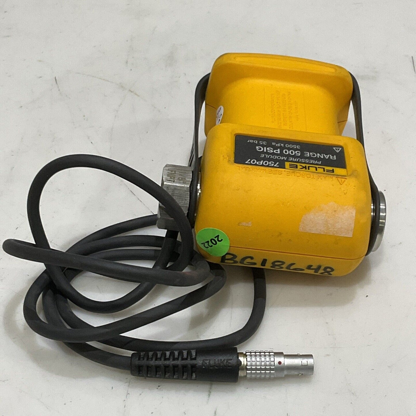 FLUKE 759P07 PRESSURE MODULE RANGE 500 PSIG 3500 KPA 35 BAR S8M