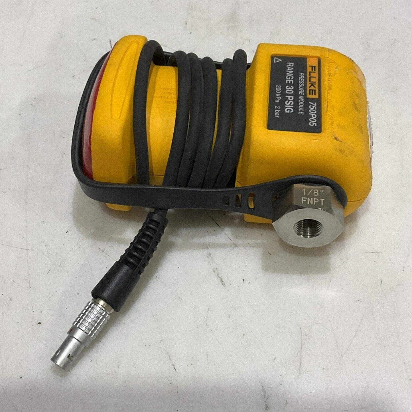 FLUKE 750P05 PRESSURE MODULE RANGE 30 PSIG 200 KPA 2 BAR S8M
