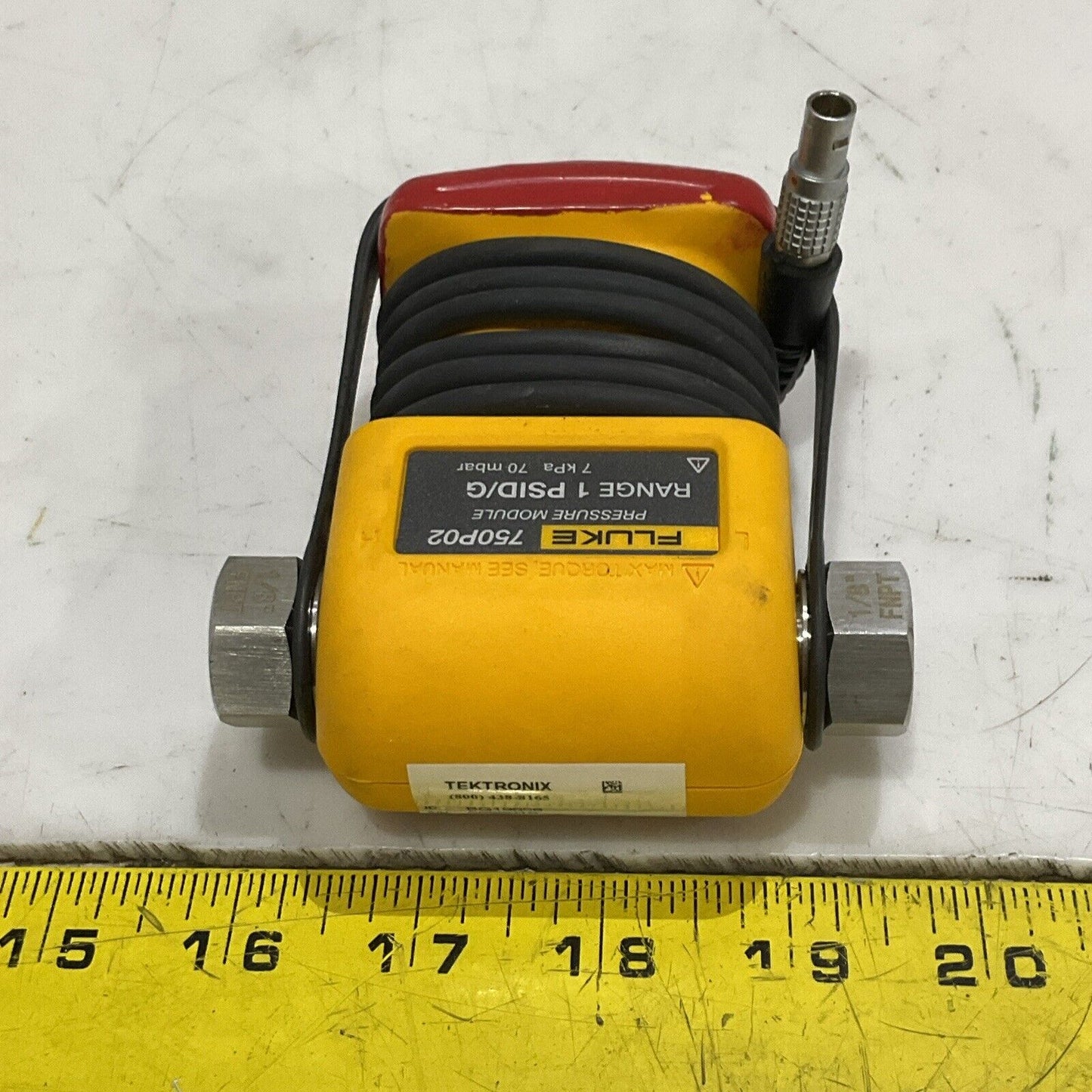 FLUKE 750P02 PRESSURE MODULE RANGE 1 PSID/G 7KPA 70 MBAR S8M