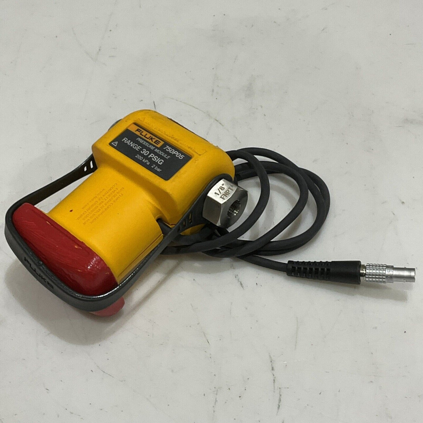 FLUKE 750P05 PRESSURE MODULE RANGE 30 PSIG 200 KPA 2 BAR S8M