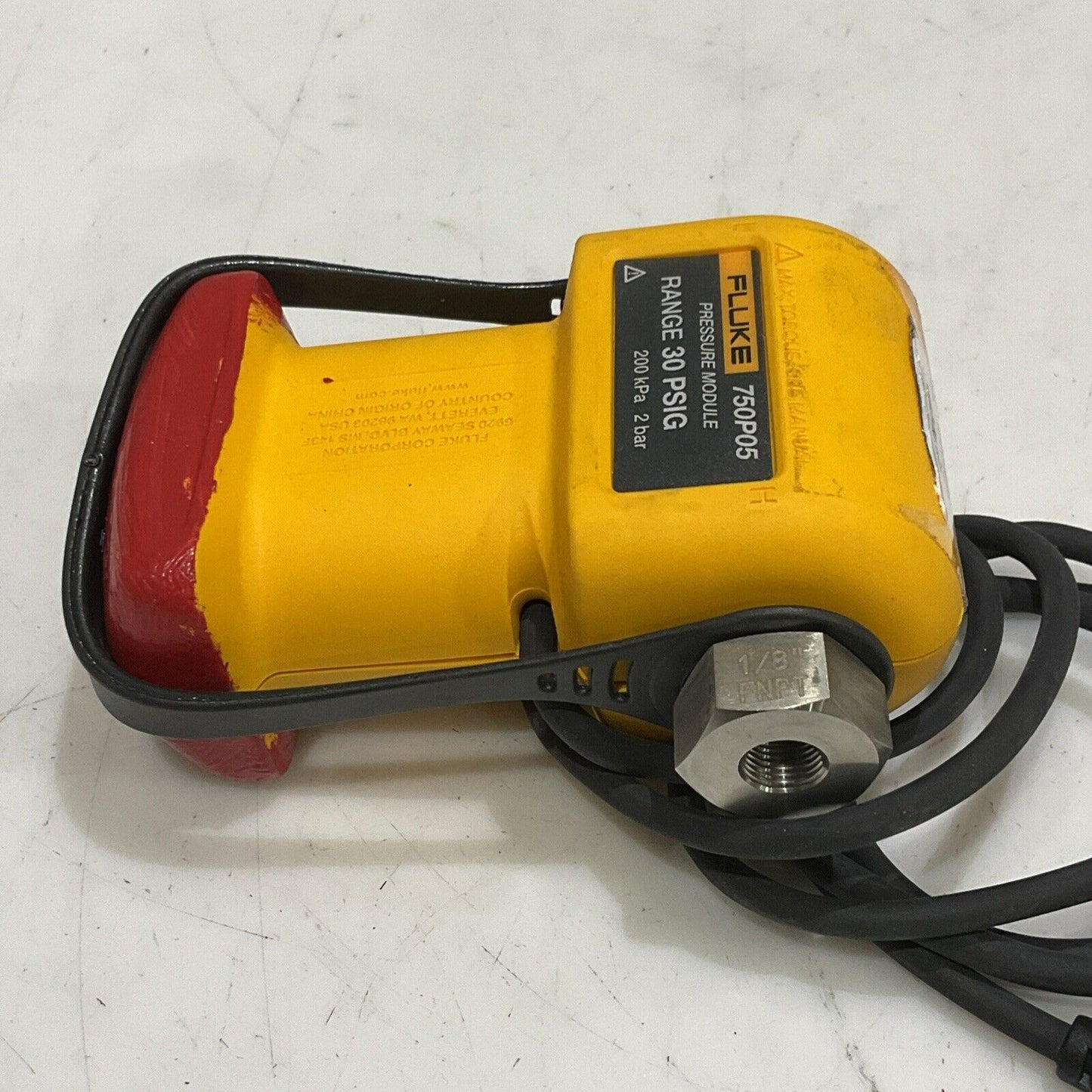 FLUKE 750P05 PRESSURE MODULE RANGE 30 PSIG 200 KPA 2 BAR S8M