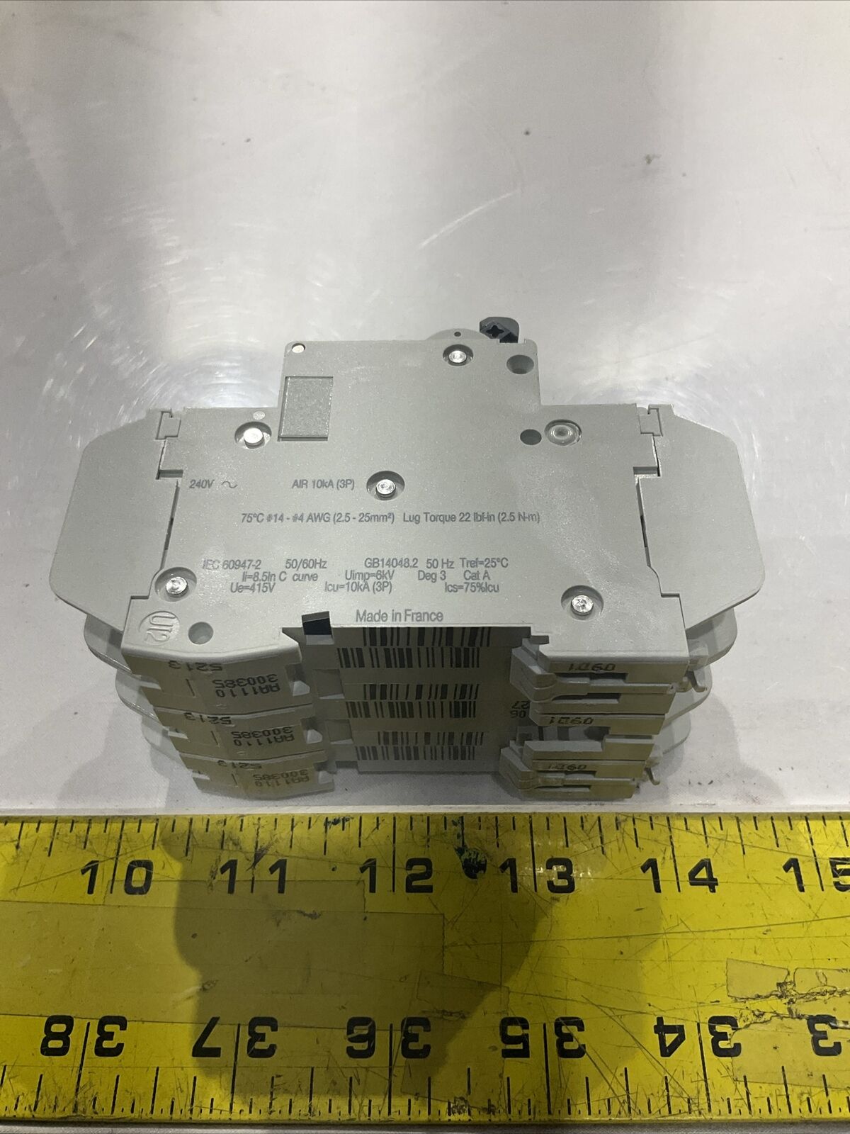 SQUARE D SCHNEIDER 60197 3P 25A CIRCUIT BREAKER 240V U3S
