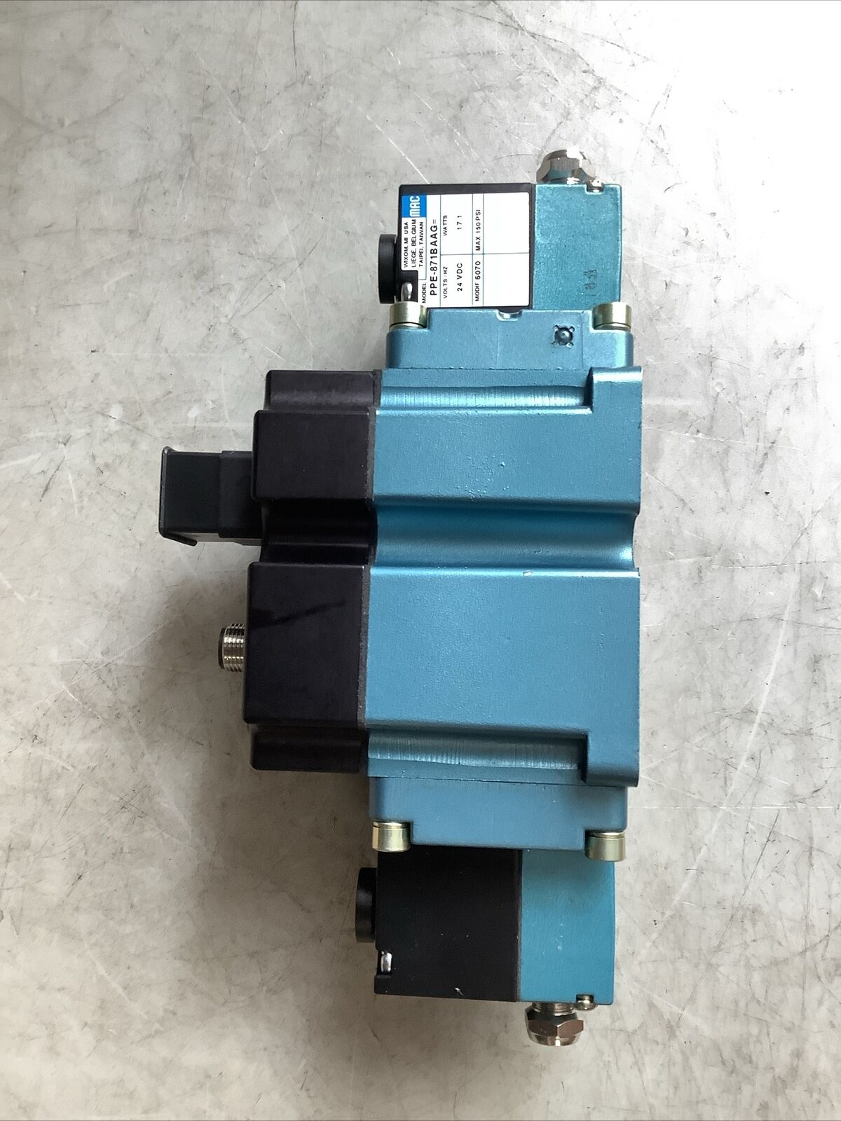MAC 0629-FV6500B PPE-871BAAG SOLENOID VALVE ASSEMBLY U3S