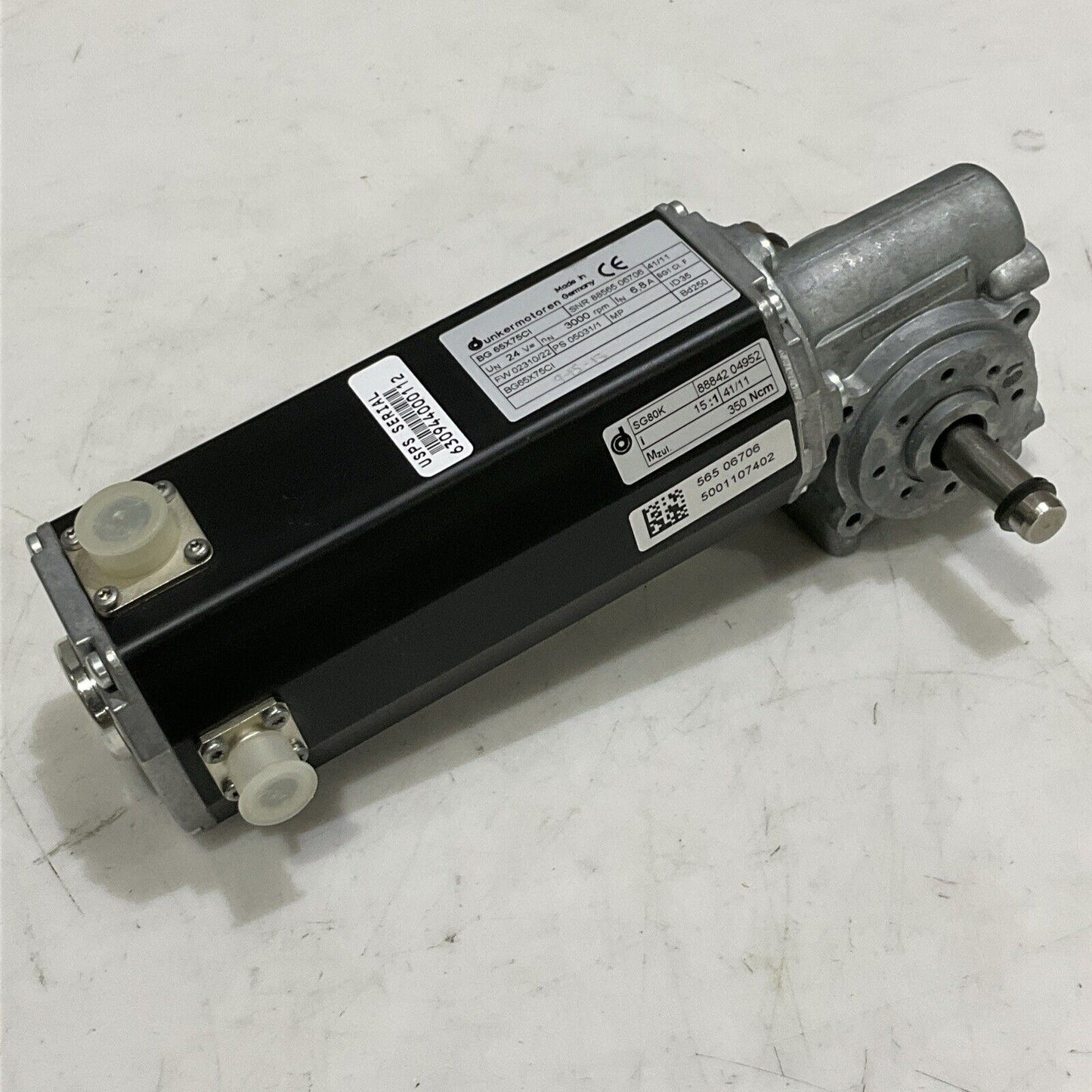 DUNKERMOTOREN BG 65X75CI SNR SERVOMOTOR 24V 3000RPM FW02310/22 U3S