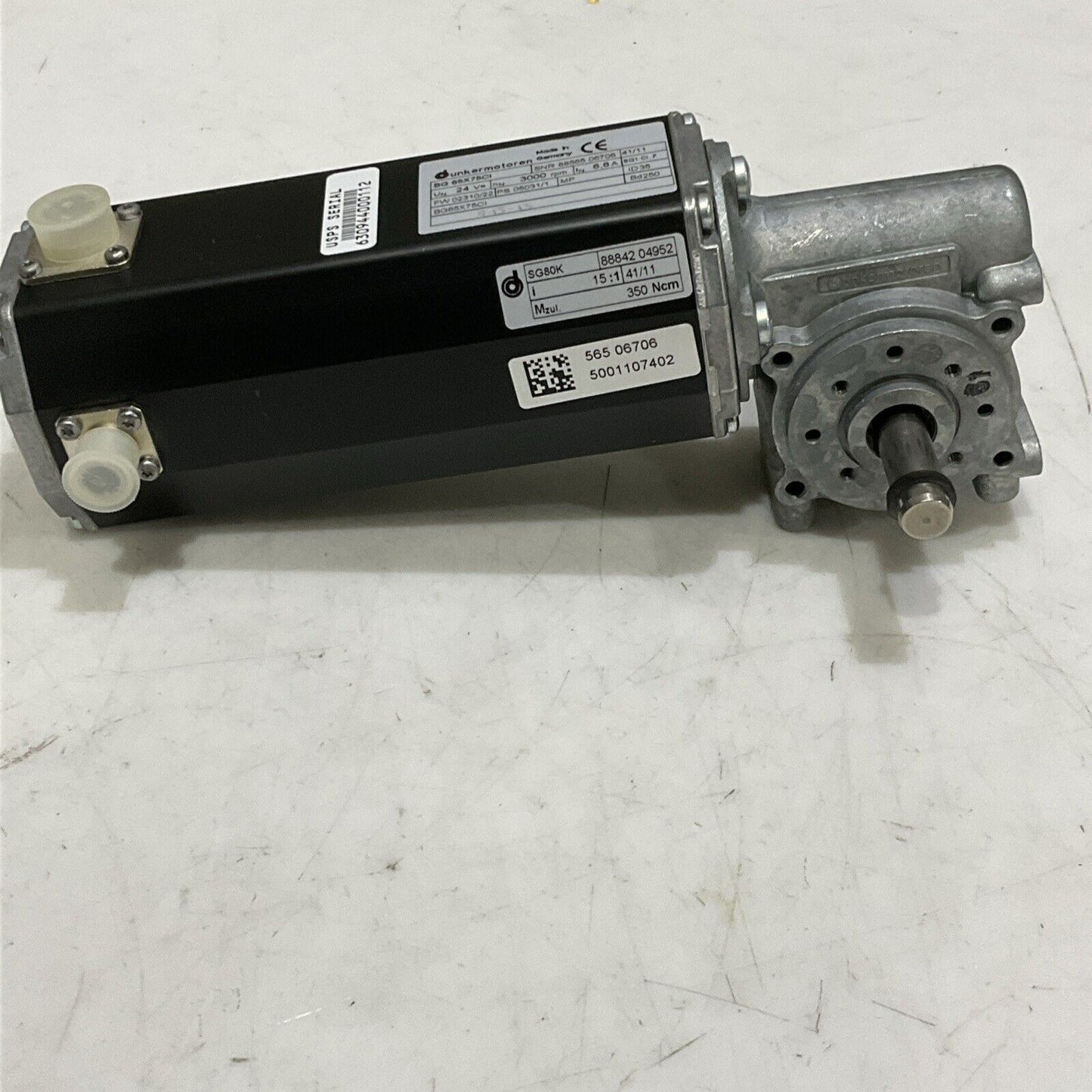 DUNKERMOTOREN BG 65X75CI SNR SERVOMOTOR 24V 3000RPM FW02310/22 U3S