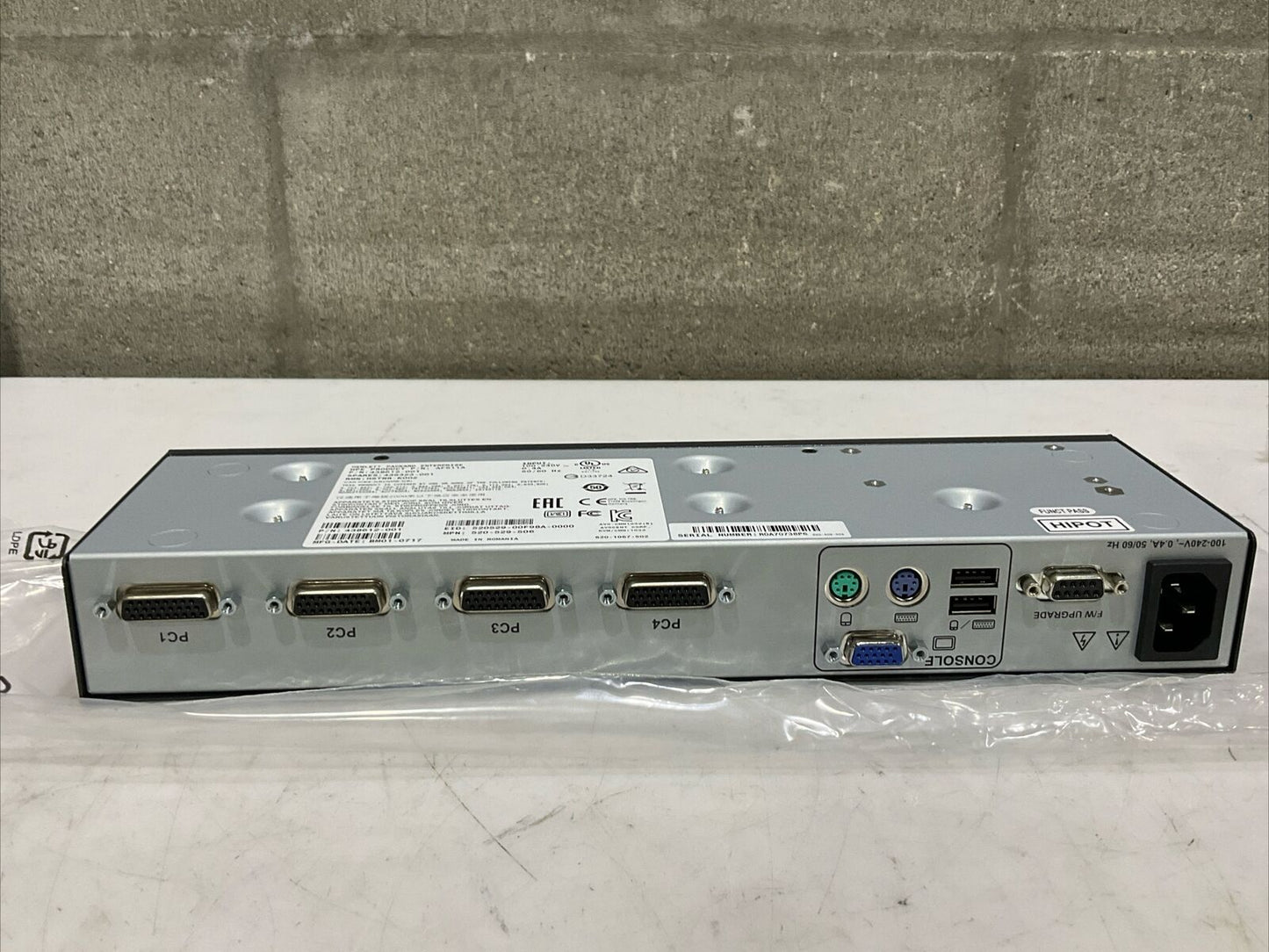 HEWLETT PACKARD 438612-001 KVM CONSOLE SWITCH KIT HP 1X4 USB/PS2 U3S