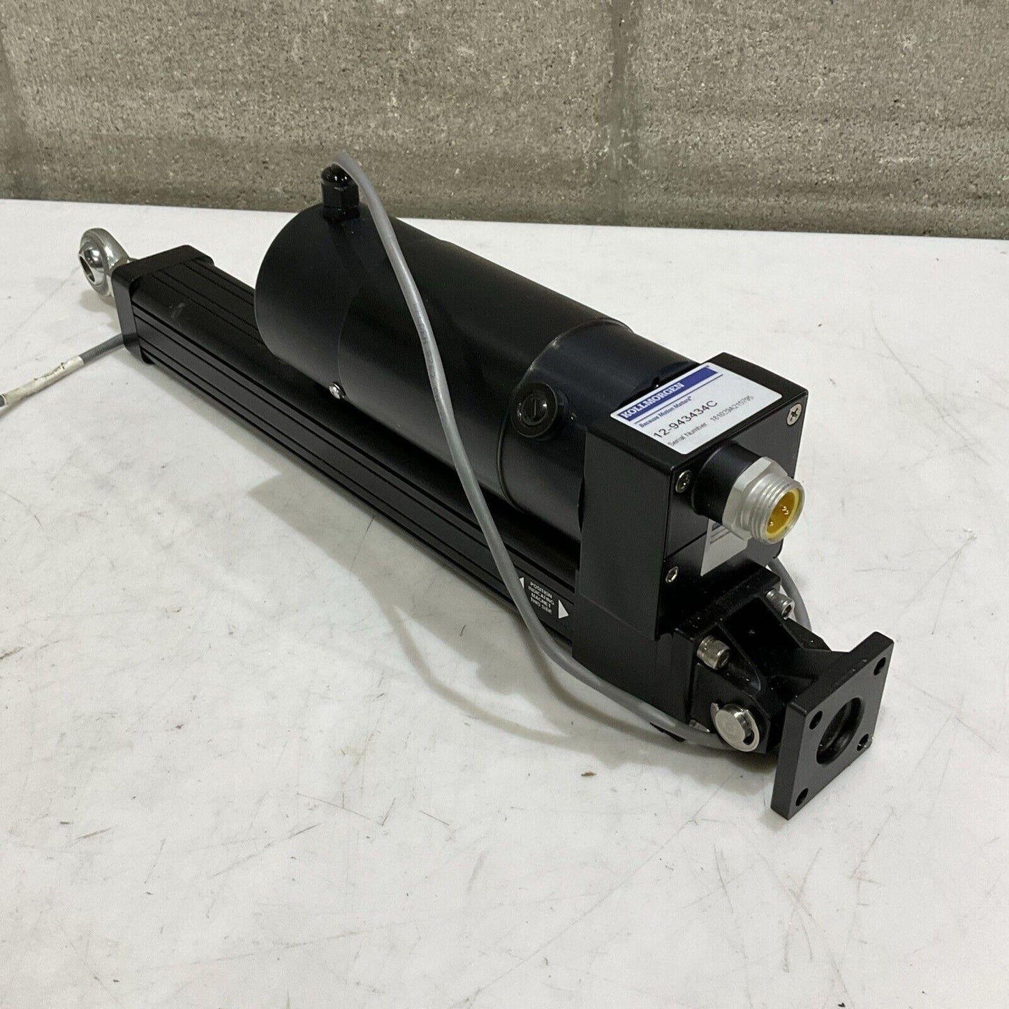 KOLLMORGEN 12-943434C LINEAR ACTUATOR W/ BRAKE 160V 2A U3S
