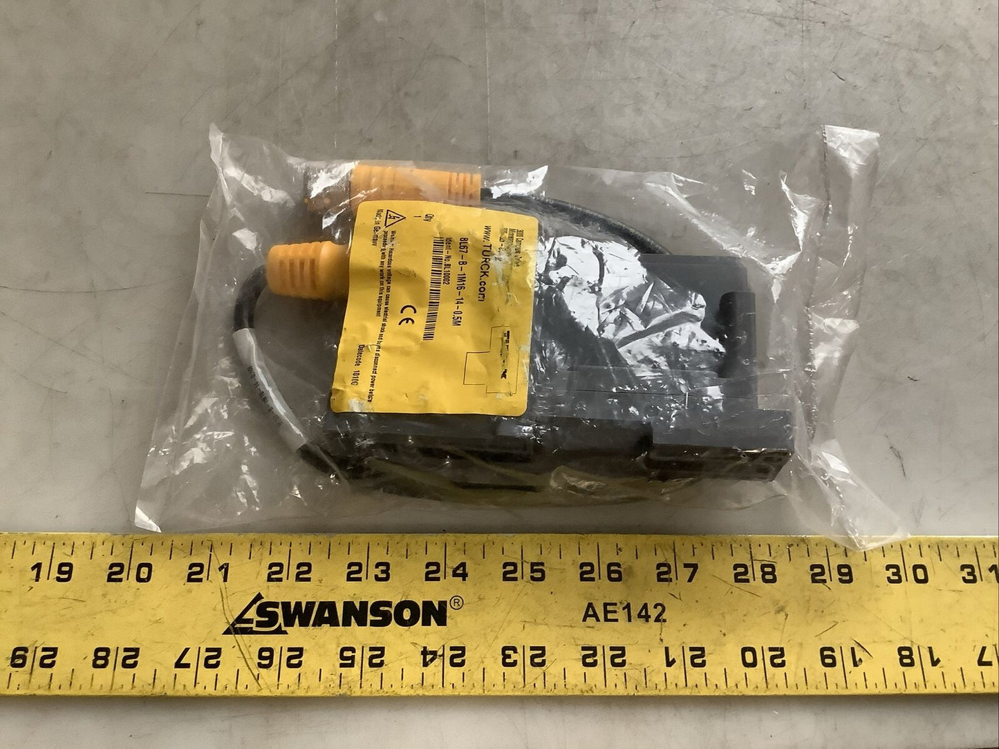 TURCK BL67-B-1M16-14-0.5M BASE MODULE CABLE ASSEMBLY U3S