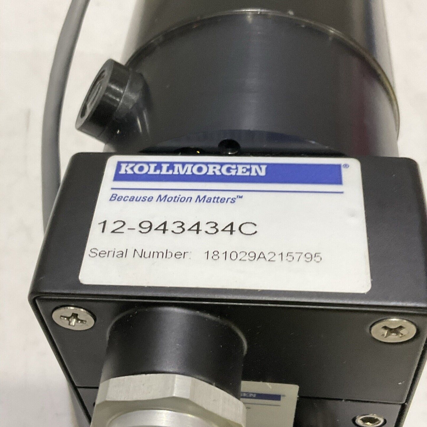 KOLLMORGEN 12-943434C LINEAR ACTUATOR W/ BRAKE 160V 2A U3S