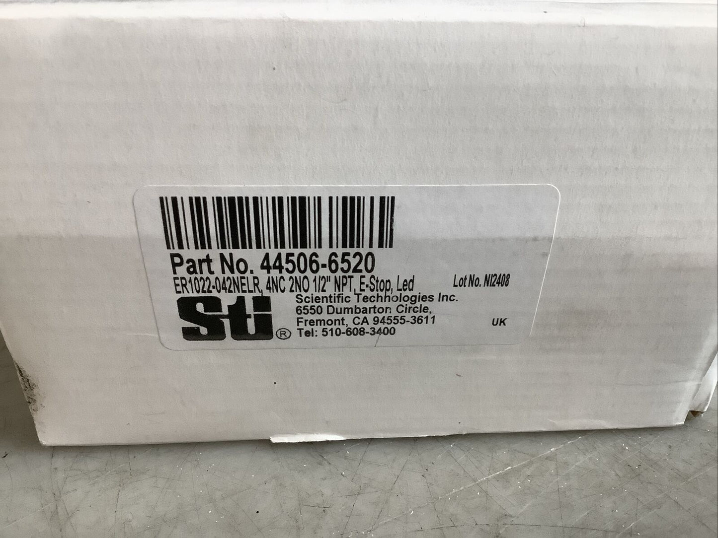 STI 44506-6520 ER1022-042NELR EMERGENCY STOP PULL SWITCH 4NC 2NO 1/2IN NPT U3S