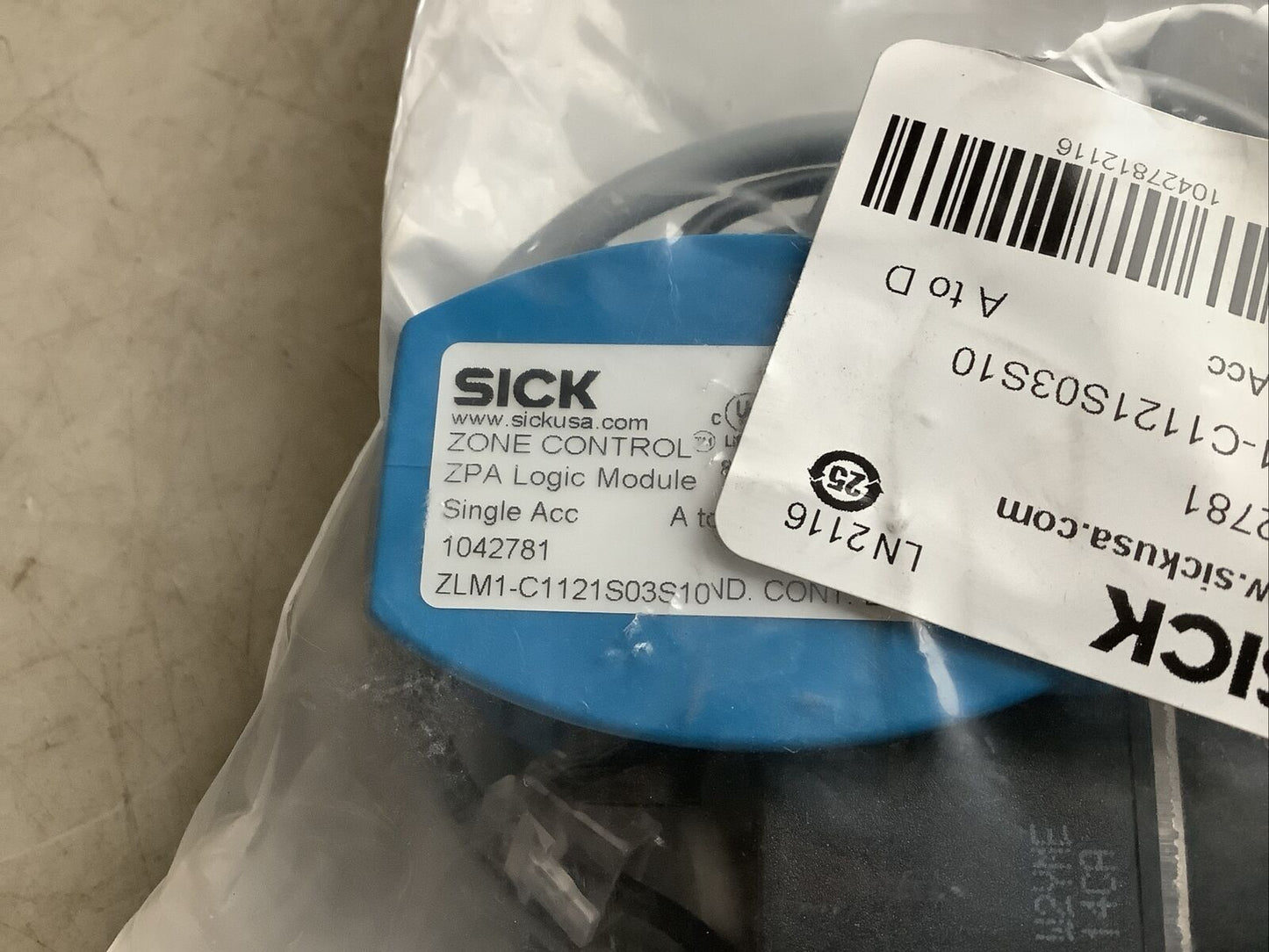 SICK ZLM1-C1121S03S10 PHOTOELECTRIC SENSOR U3S