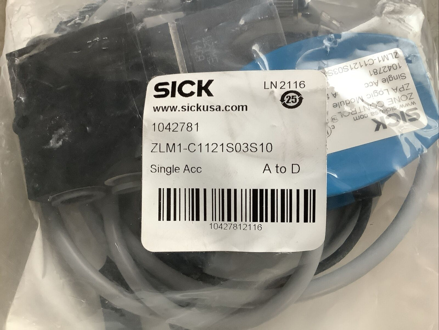 SICK ZLM1-C1121S03S10 PHOTOELECTRIC SENSOR U3S